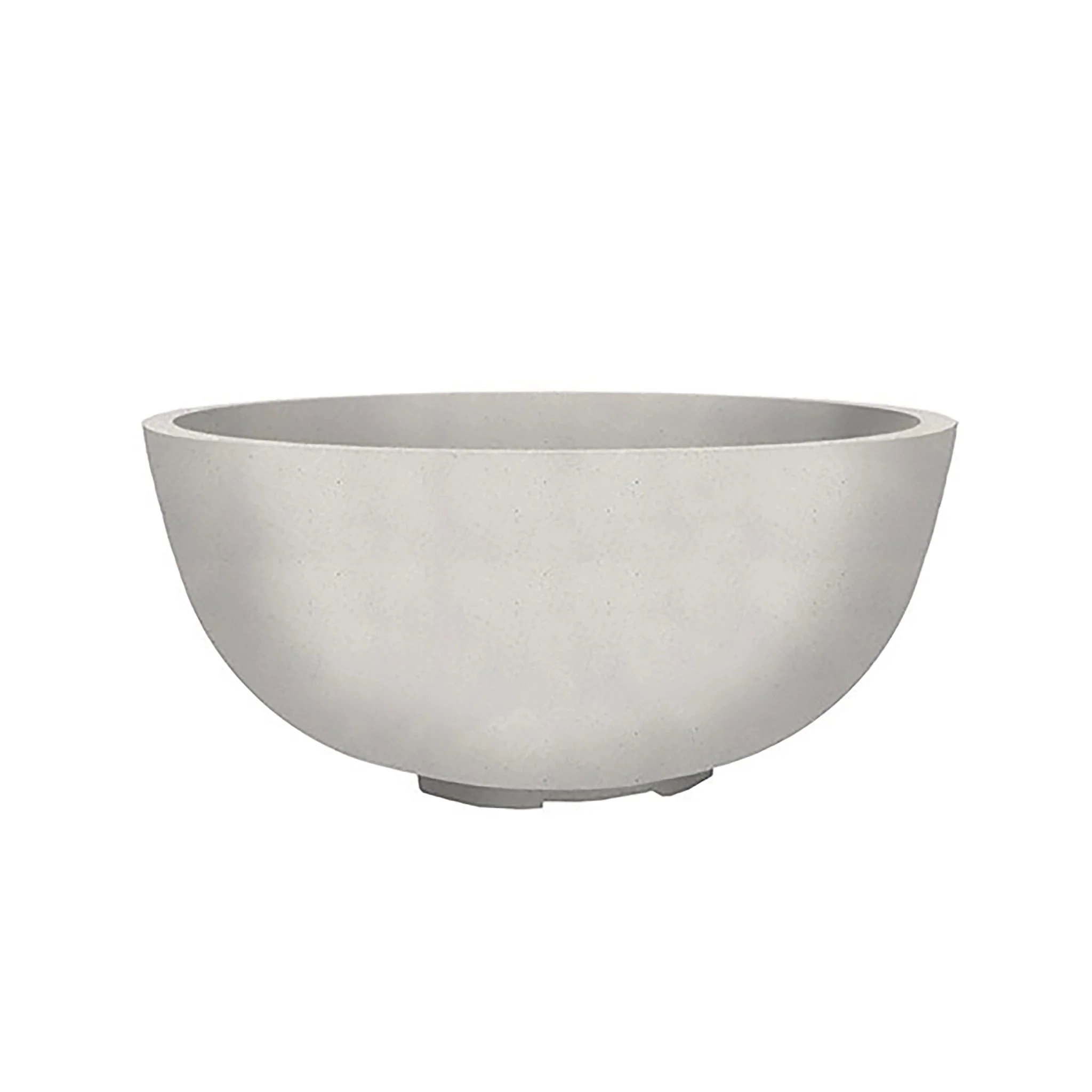 Prism Hardscapes 39" Moderno 1 Natural Gas Fire Bowl in Ultra White - PH-400-5NG