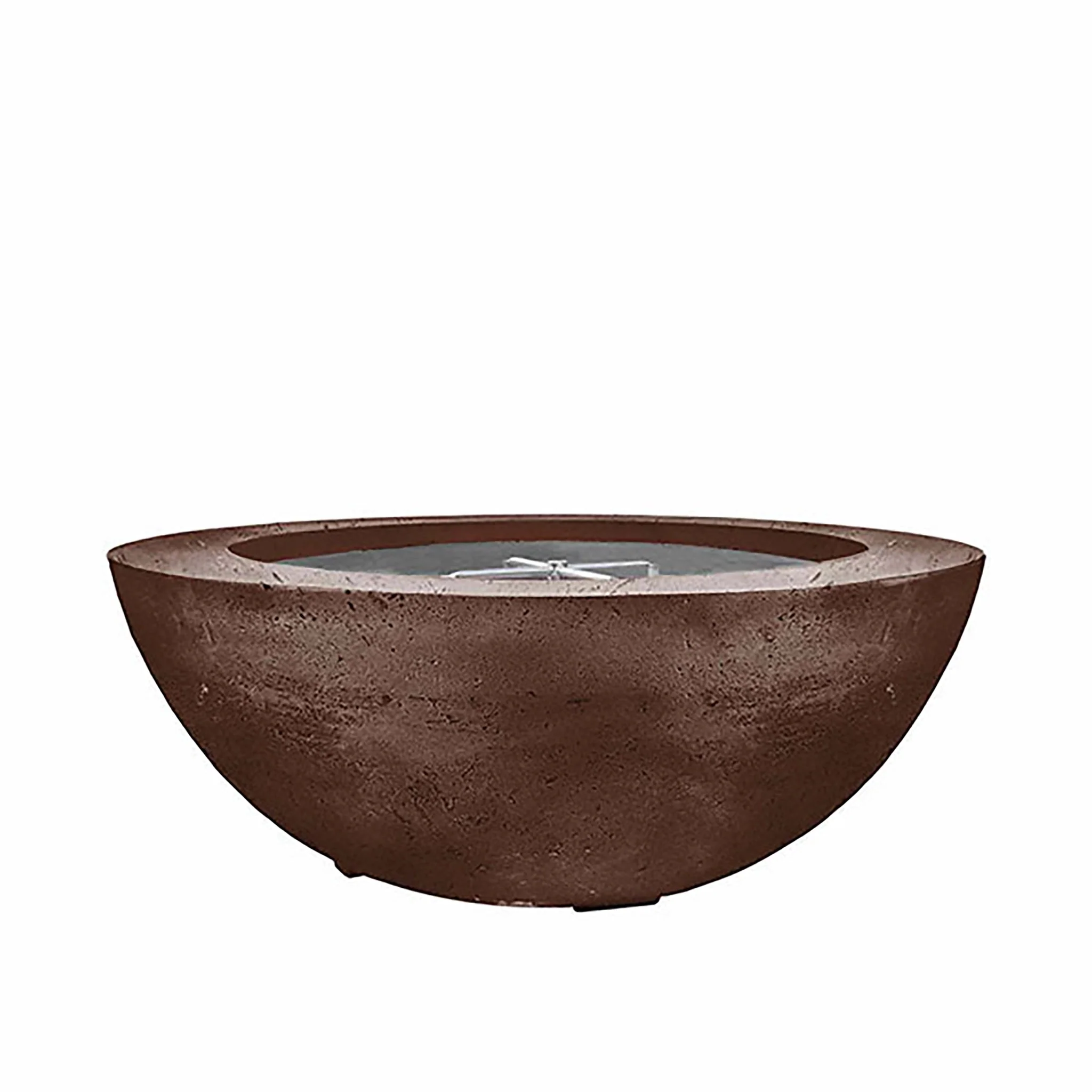 Prism Hardscapes 39" Moderno 6 Natural Gas Fire Bowl in Cafe - PH-440-1NG