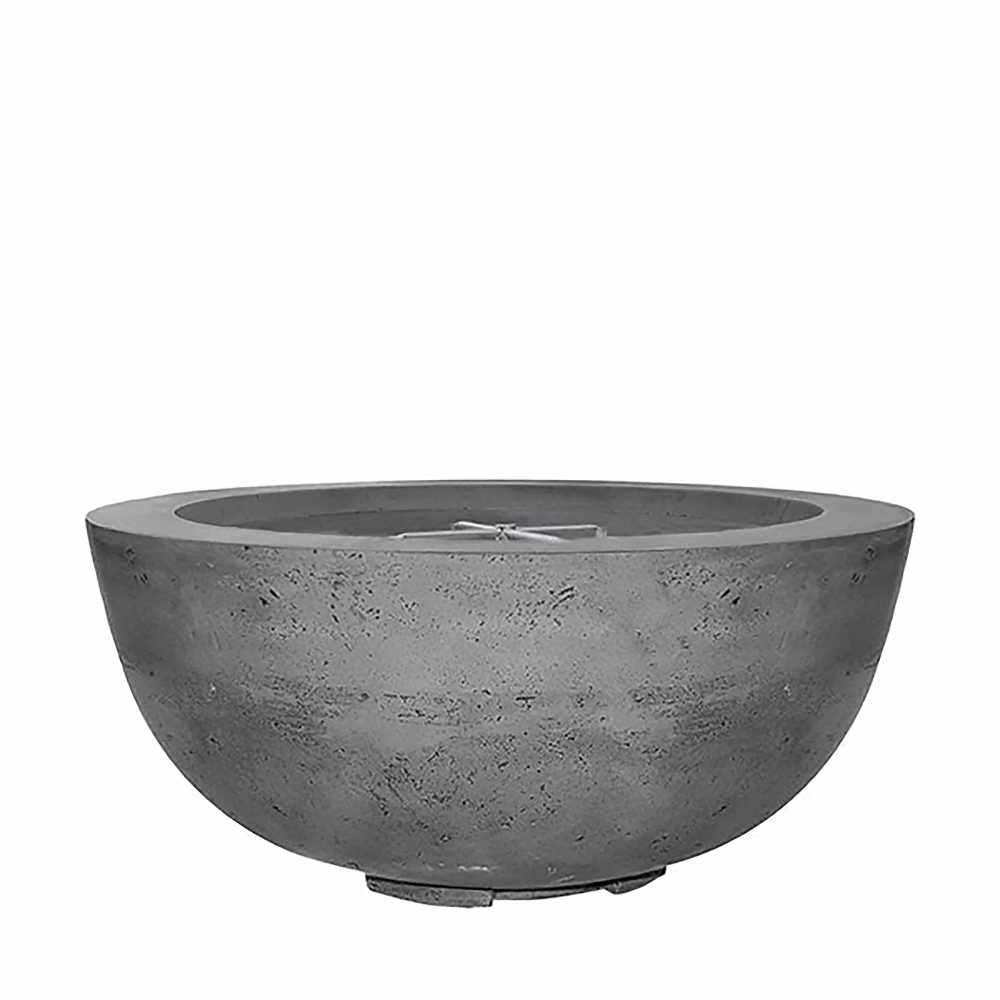 Prism Hardscapes 39" Moderno 8 Natural Gas Fire Bowl in Pewter - PH-455-4NG