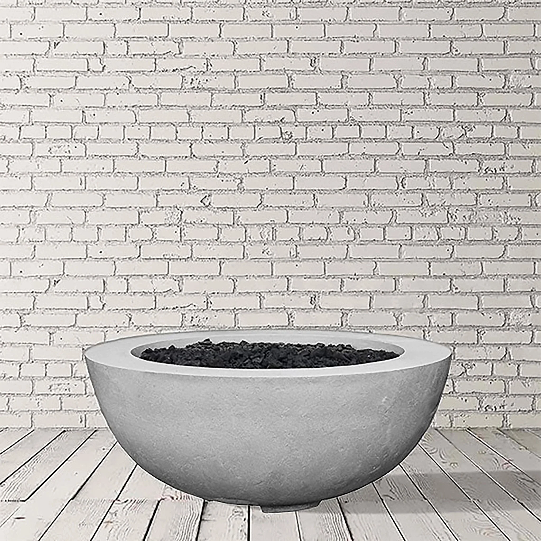 Prism Hardscapes 39" Moderno 8 Propane Gas Fire Bowl in Natural - PH-455-3LP - Image 2