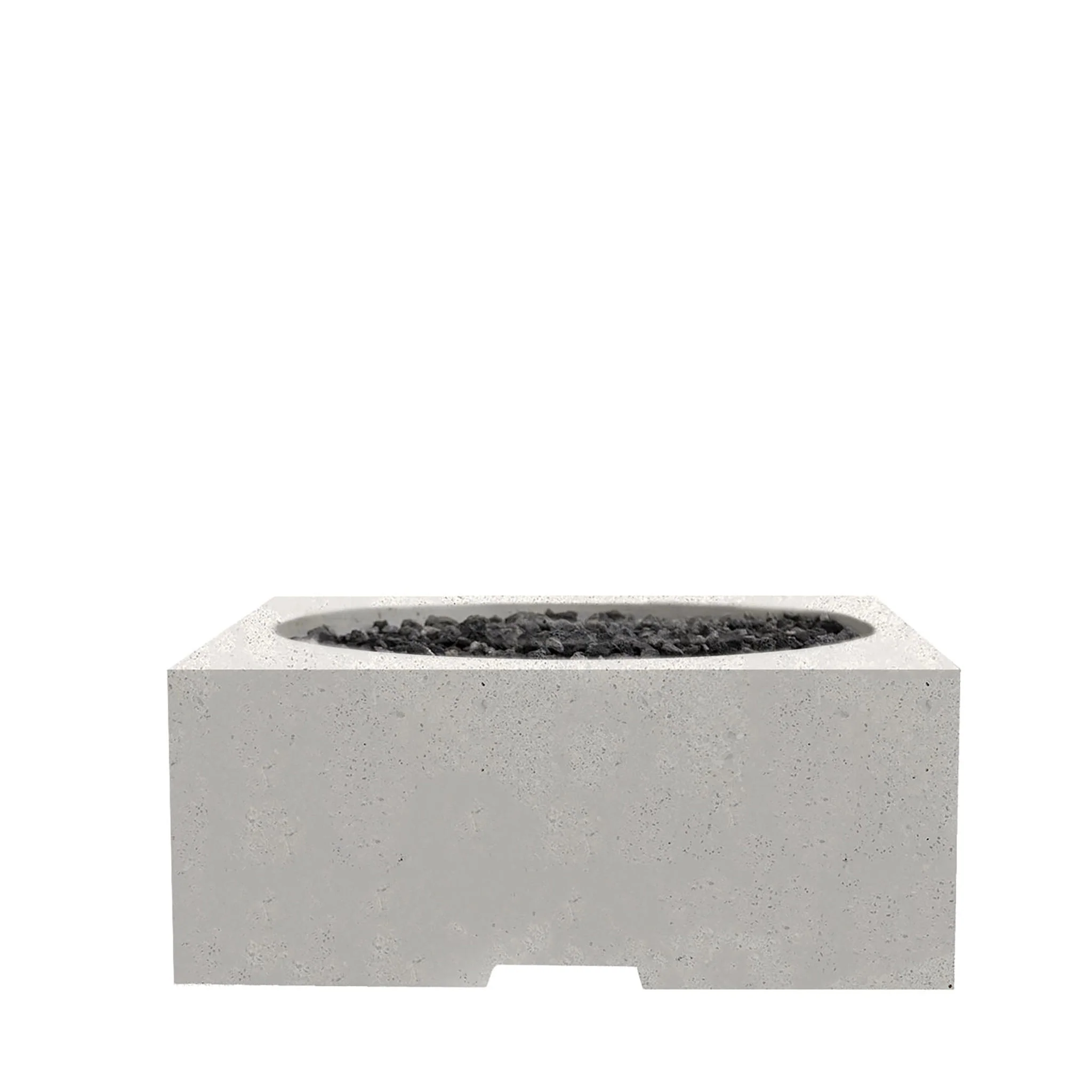Prism Hardscapes 39" Piazza Propane Gas Fire Pit in Ultra White - PH-705-5LP