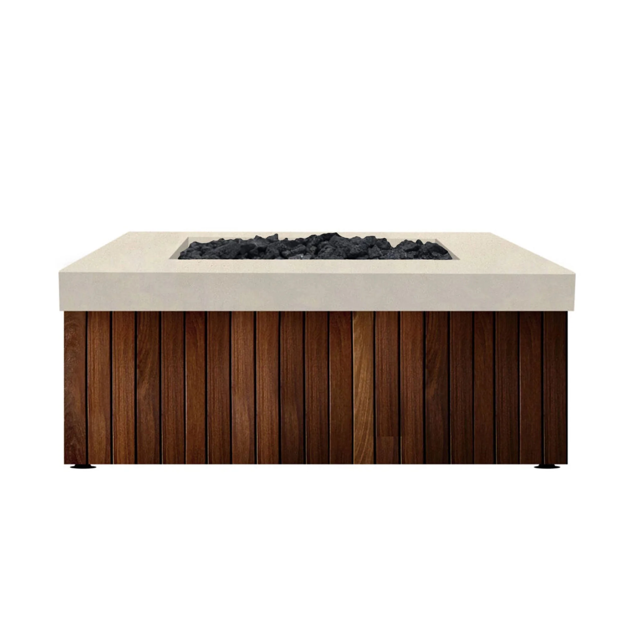 Prism Hardscapes 42" x 42" Manchester Propane Gas Fire Pit in Coastal - PH-482-6LP