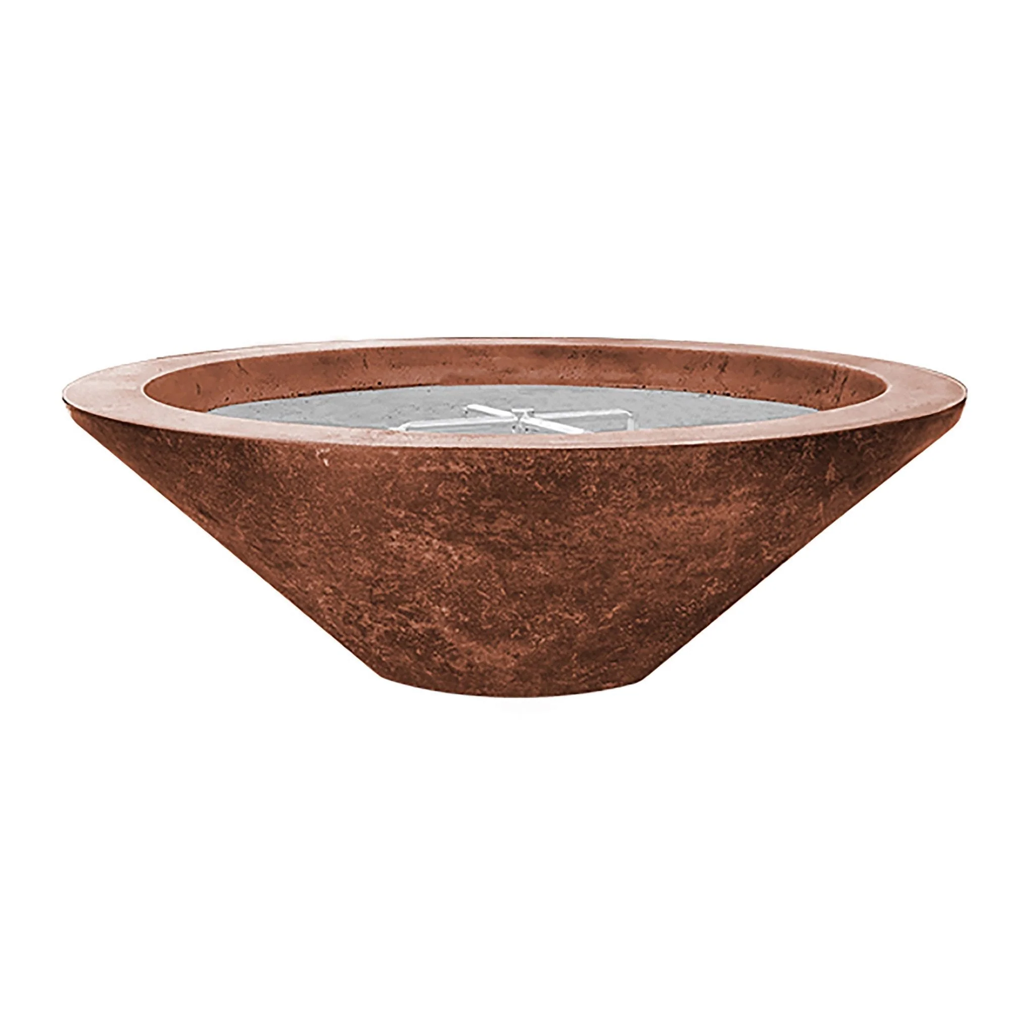 Prism Hardscapes 48" Embarcadero Propane Gas Fire Pit in Cafe - PH-419-1LP