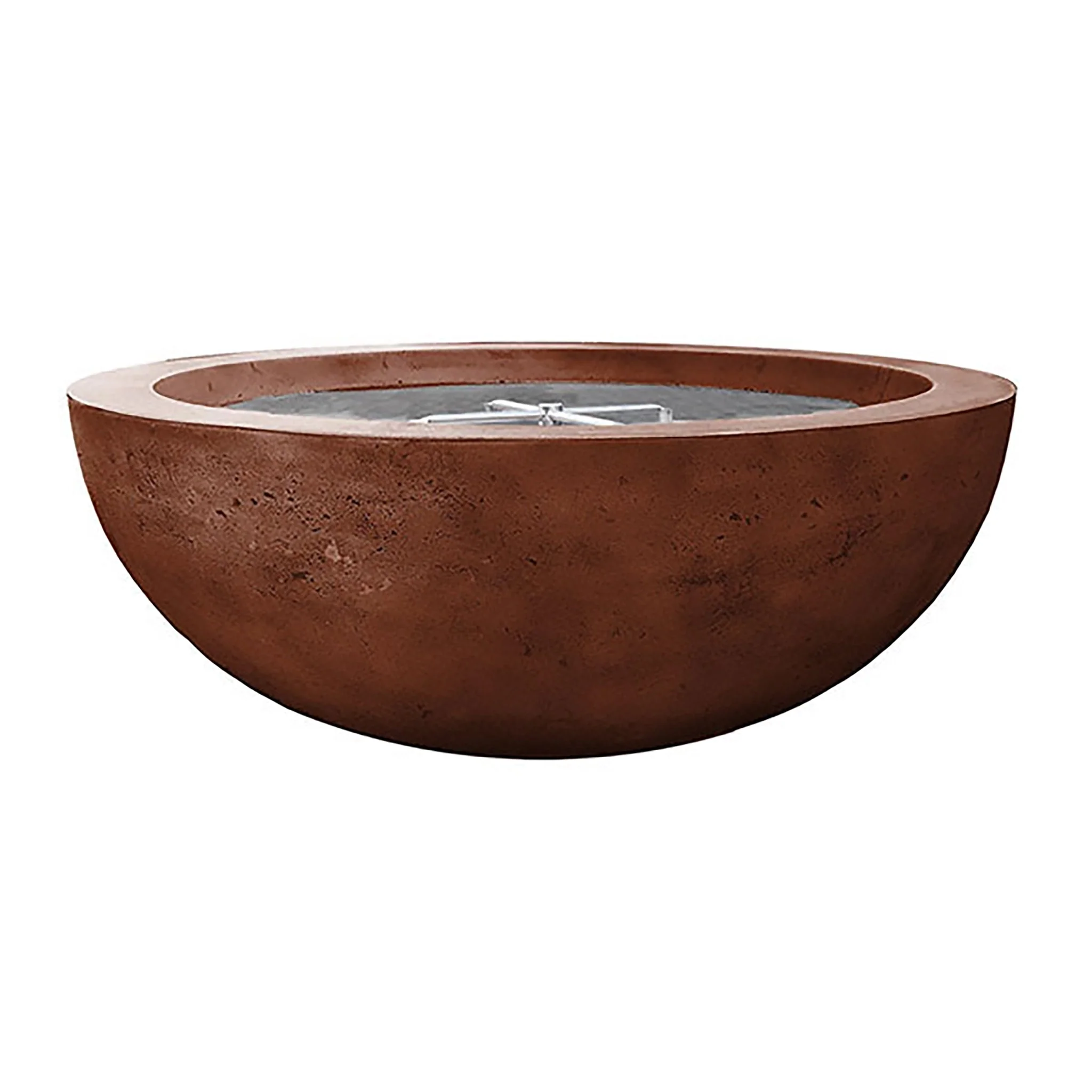 Prism Hardscapes 48" Moderno 4 Natural Gas Fire Bowl in Cafe - PH-404-1NG