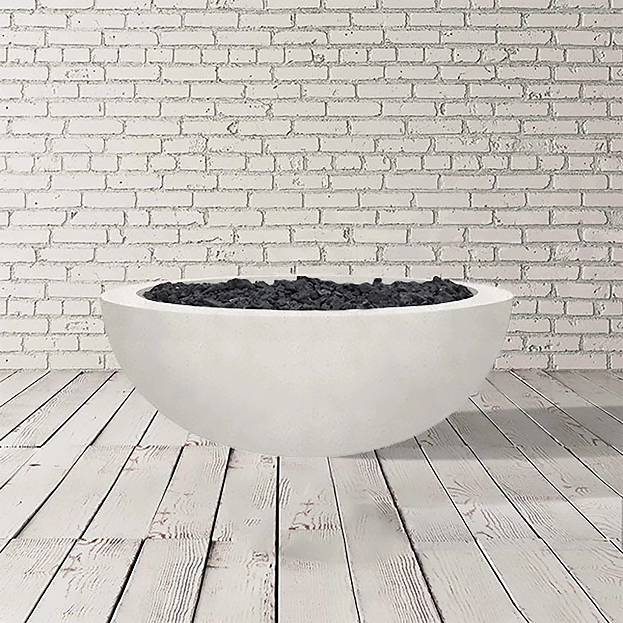 48" Round Moderno 4 Gas Fire Bowl by Prism Hardscapes - Image 9
