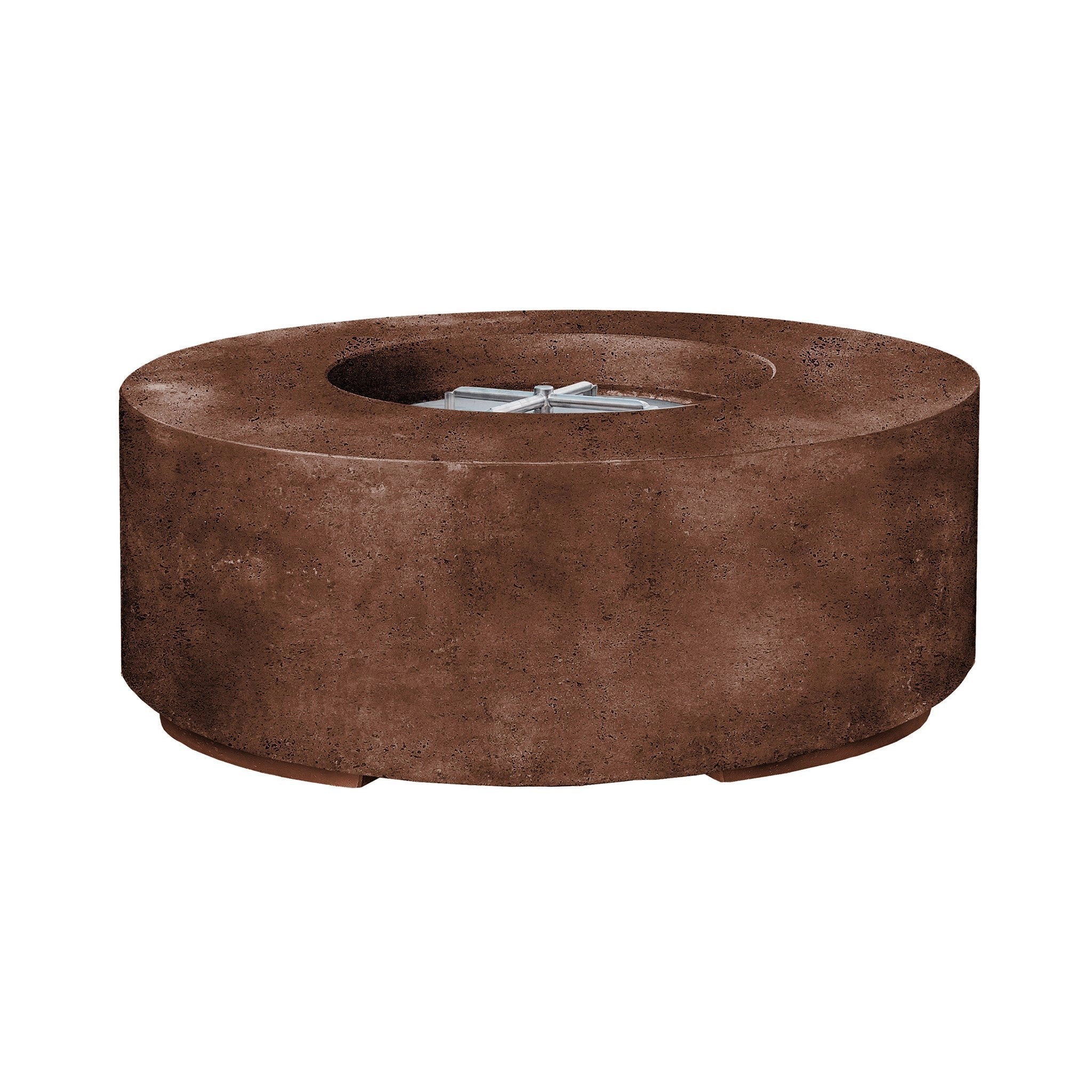 Prism Hardscapes 48" Rotondo Propane Gas Fire Pit in Cafe - PH-418-1LP
