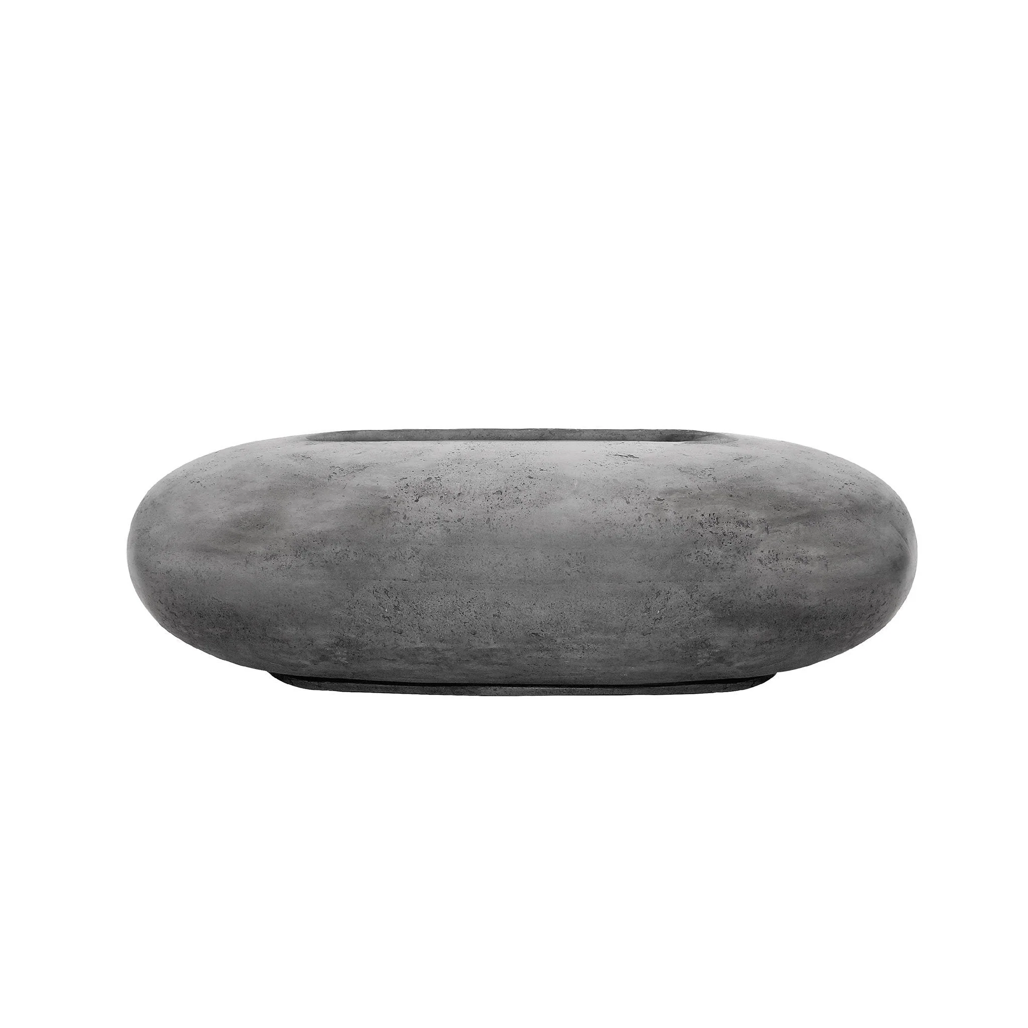Prism Hardscapes 56" Pebble Propane Gas Fire Pit in Pewter - PH-410-4LP