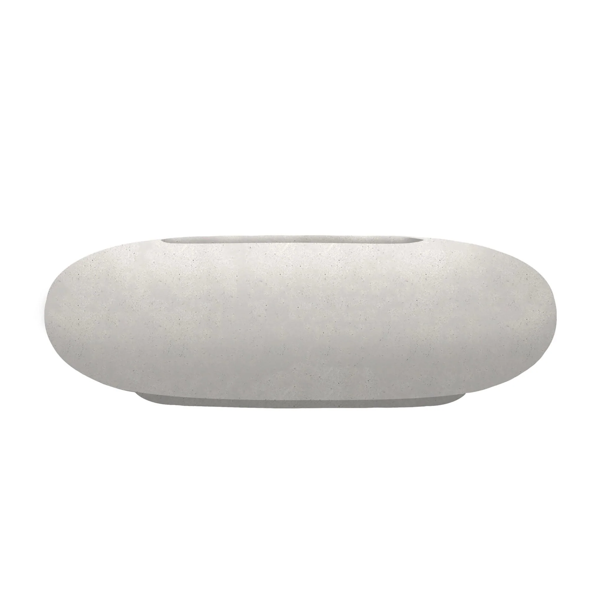 Prism Hardscapes 56" Pebble Propane Gas Fire Pit in Ultra White - PH-410-5LP