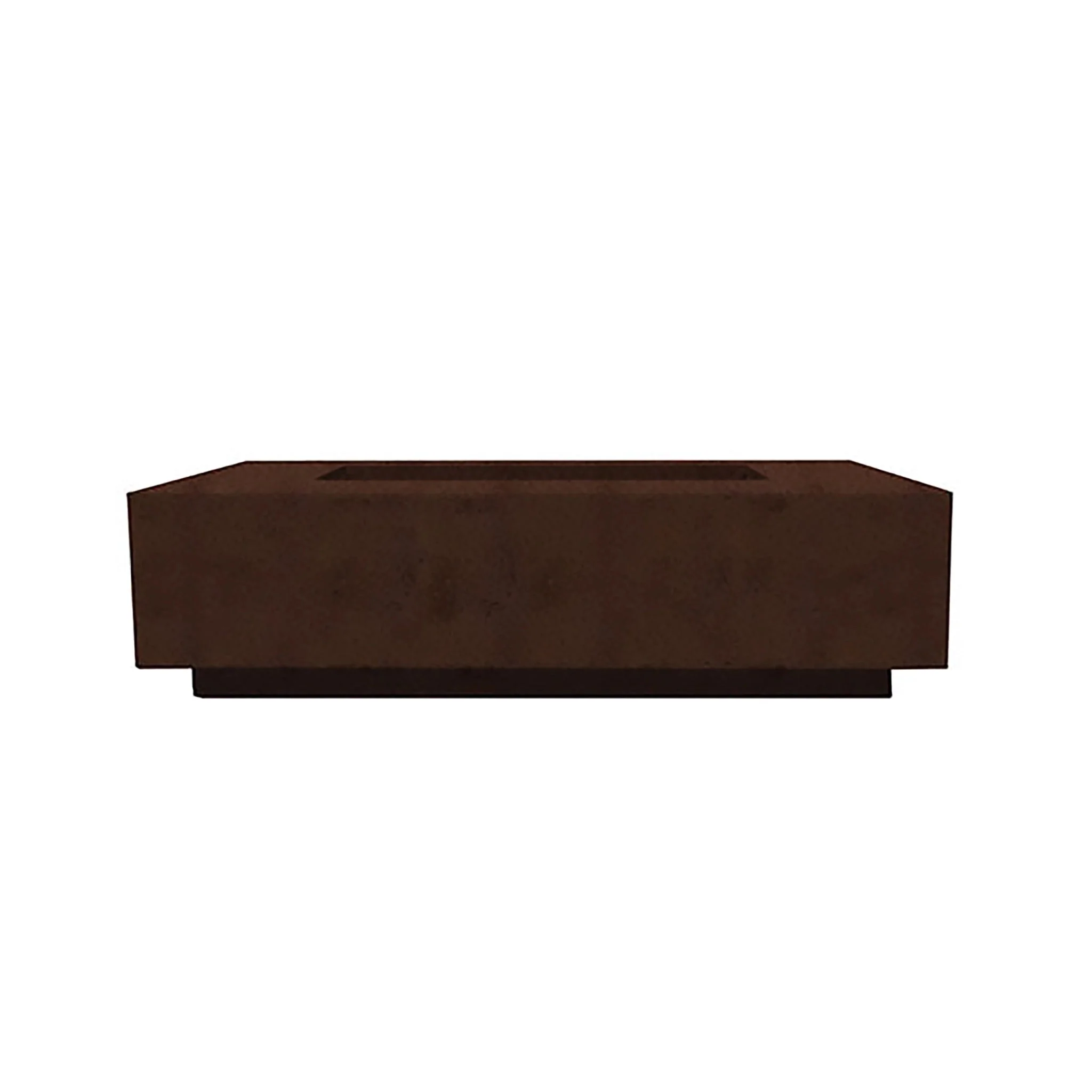 Prism Hardscapes 60" x 32" Tavola 8 Natural Gas Fire Pit in Cafe - PH-473-1NG