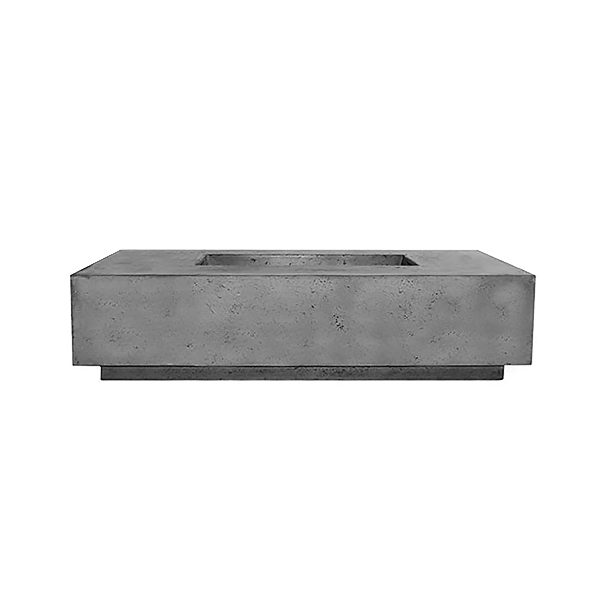 Prism Hardscapes 66" x 38" Tavola 4 Natural Gas Fire Pit in Pewter - PH-408-4NG