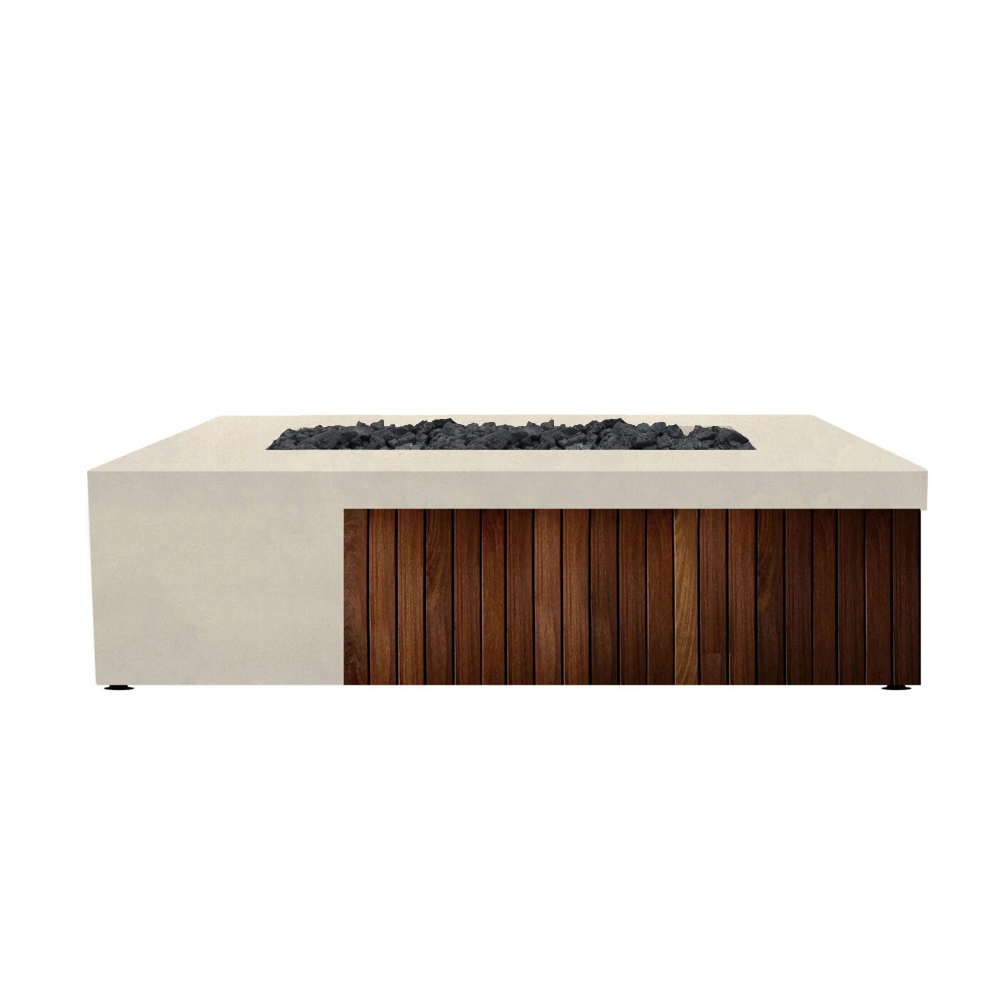 72.75" x 35.75" Rectangle Fairmont Gas Fire Pit by Prism Hardscapes - Image 5
