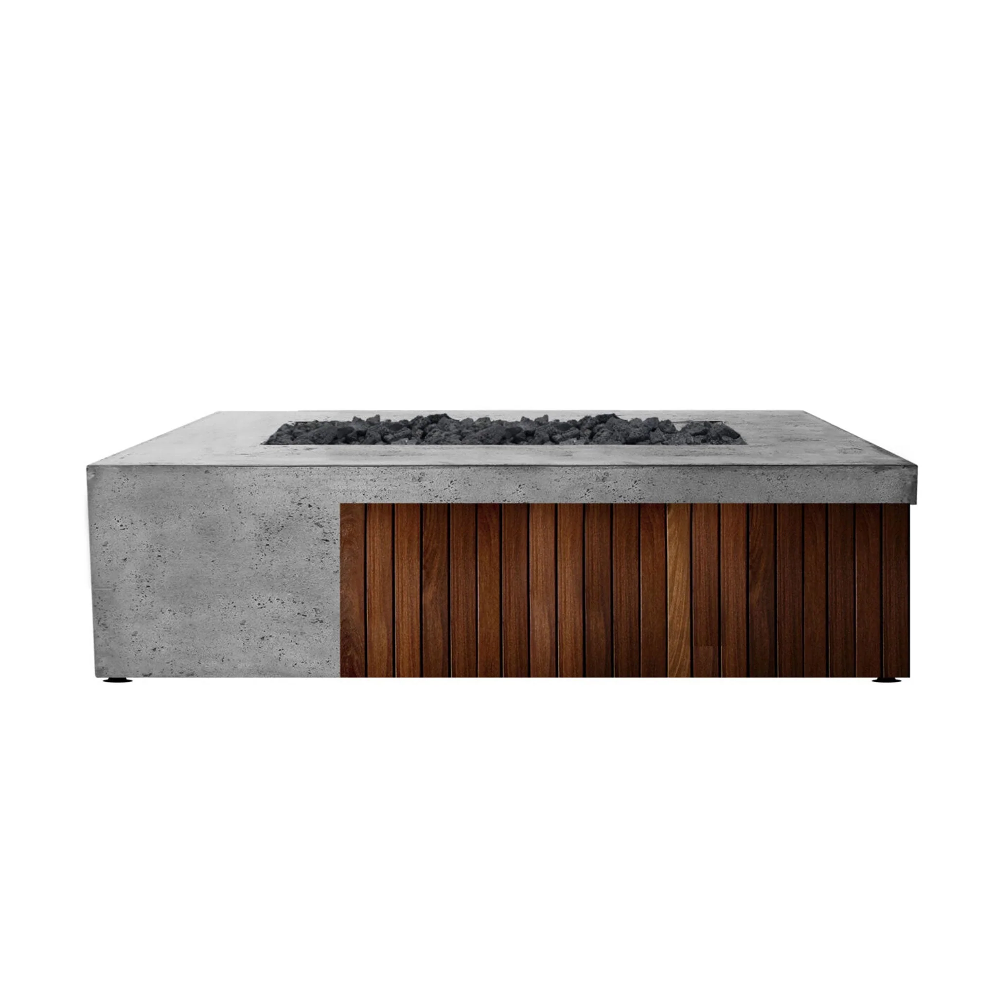 72.75" x 35.75" Rectangle Fairmont Gas Fire Pit by Prism Hardscapes - Image 8
