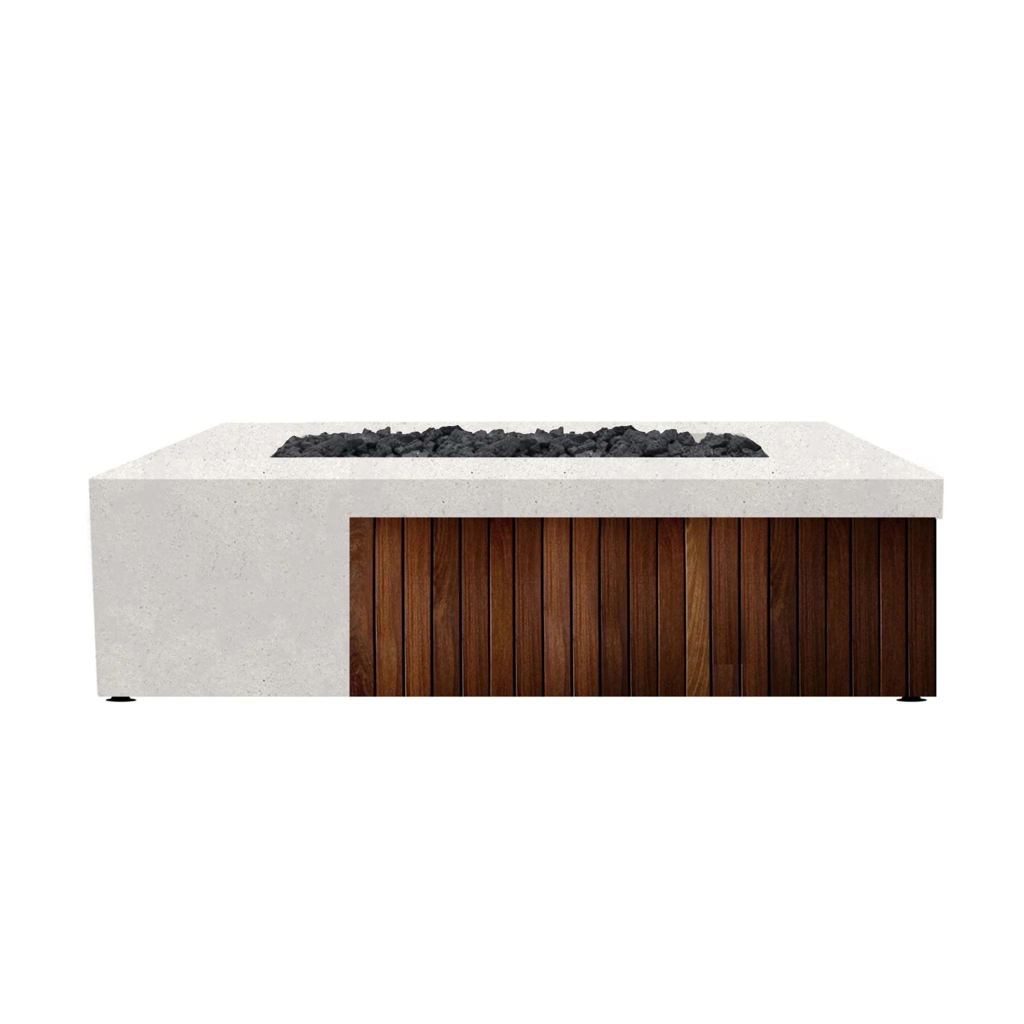 72.75" x 35.75" Rectangle Fairmont Gas Fire Pit by Prism Hardscapes - Image 9