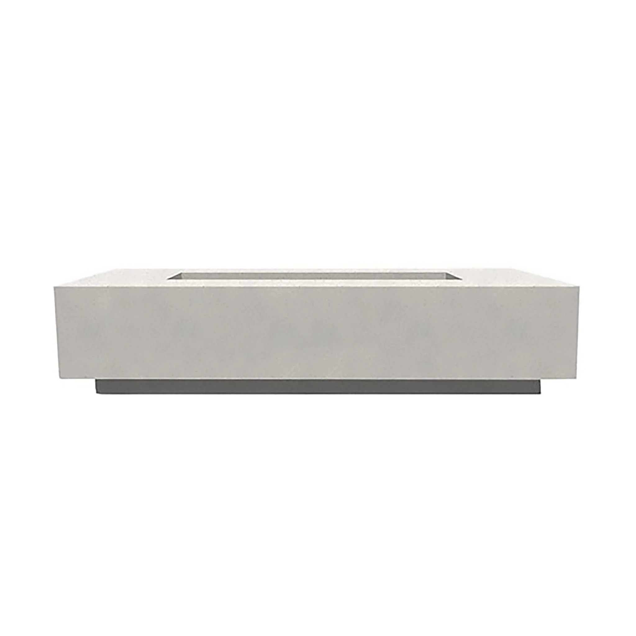 Prism Hardscapes 72" x 24" Tavola 72 Natural Gas Fire Pit in Ultra White - PH-457-5NG