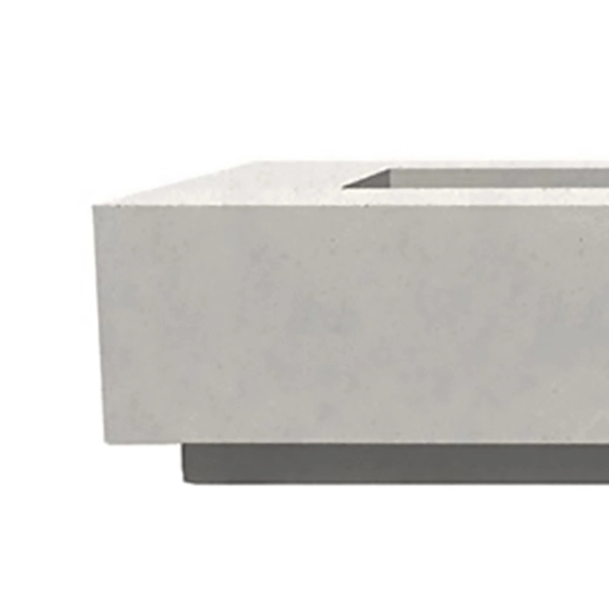 Prism Hardscapes 72" x 24" Tavola 72 Natural Gas Fire Pit in Ultra White - PH-457-5NG - Image 3
