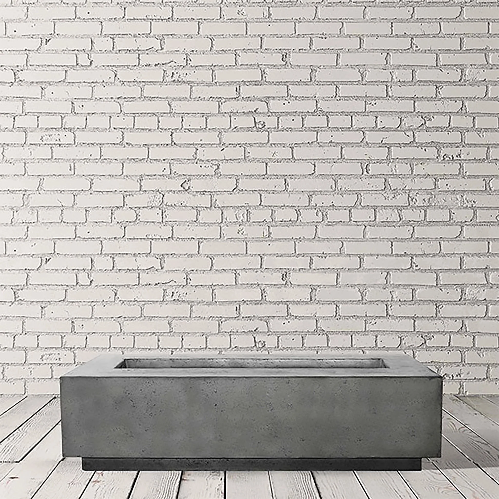 Prism Hardscapes 72" x 24" Tavola 72 Natural Gas Fire Pit in Pewter - PH-457-4NG - Image 2