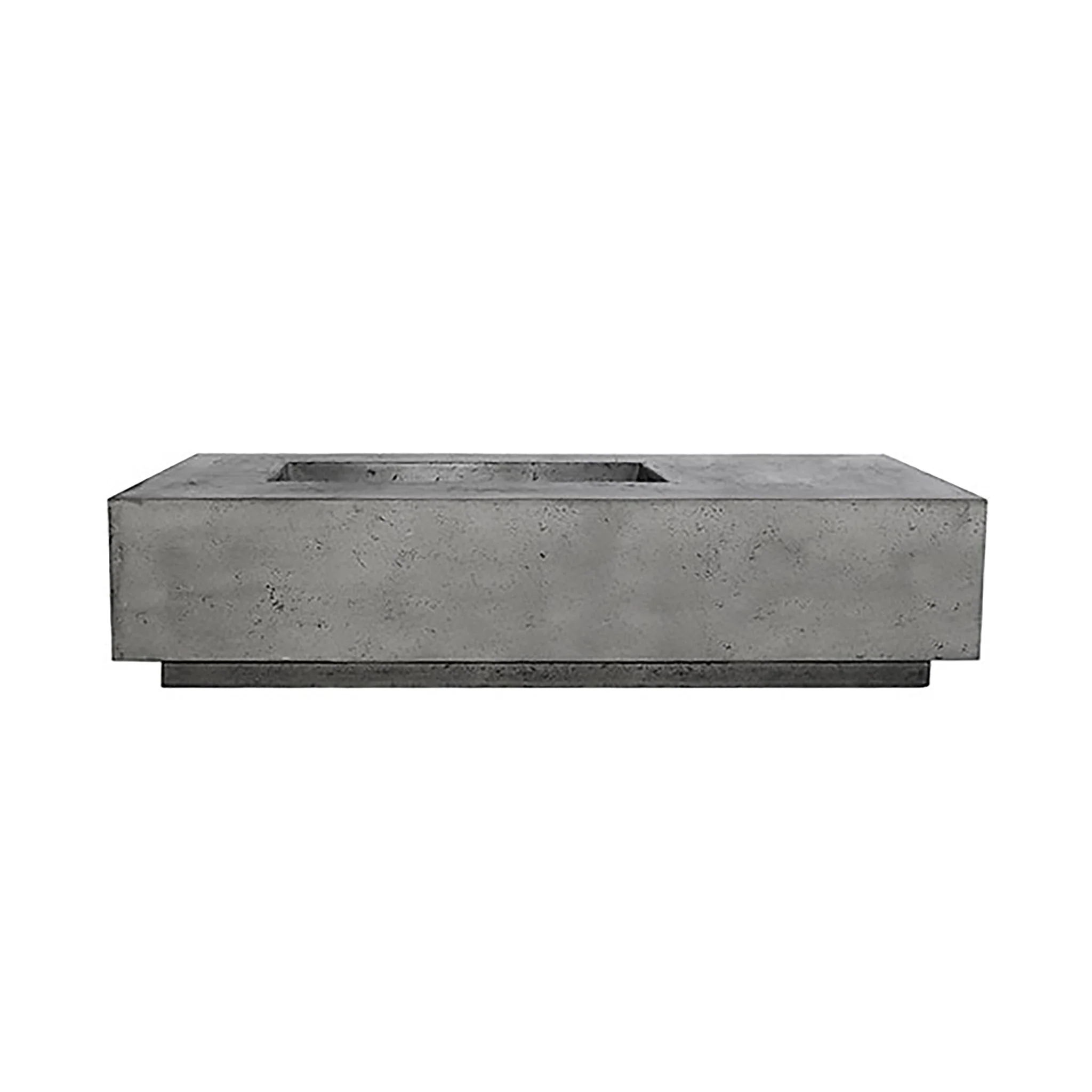 Prism Hardscapes 80" x 38" Tavola 5 Natural Gas Fire Pit in Pewter - PH-409-4NG