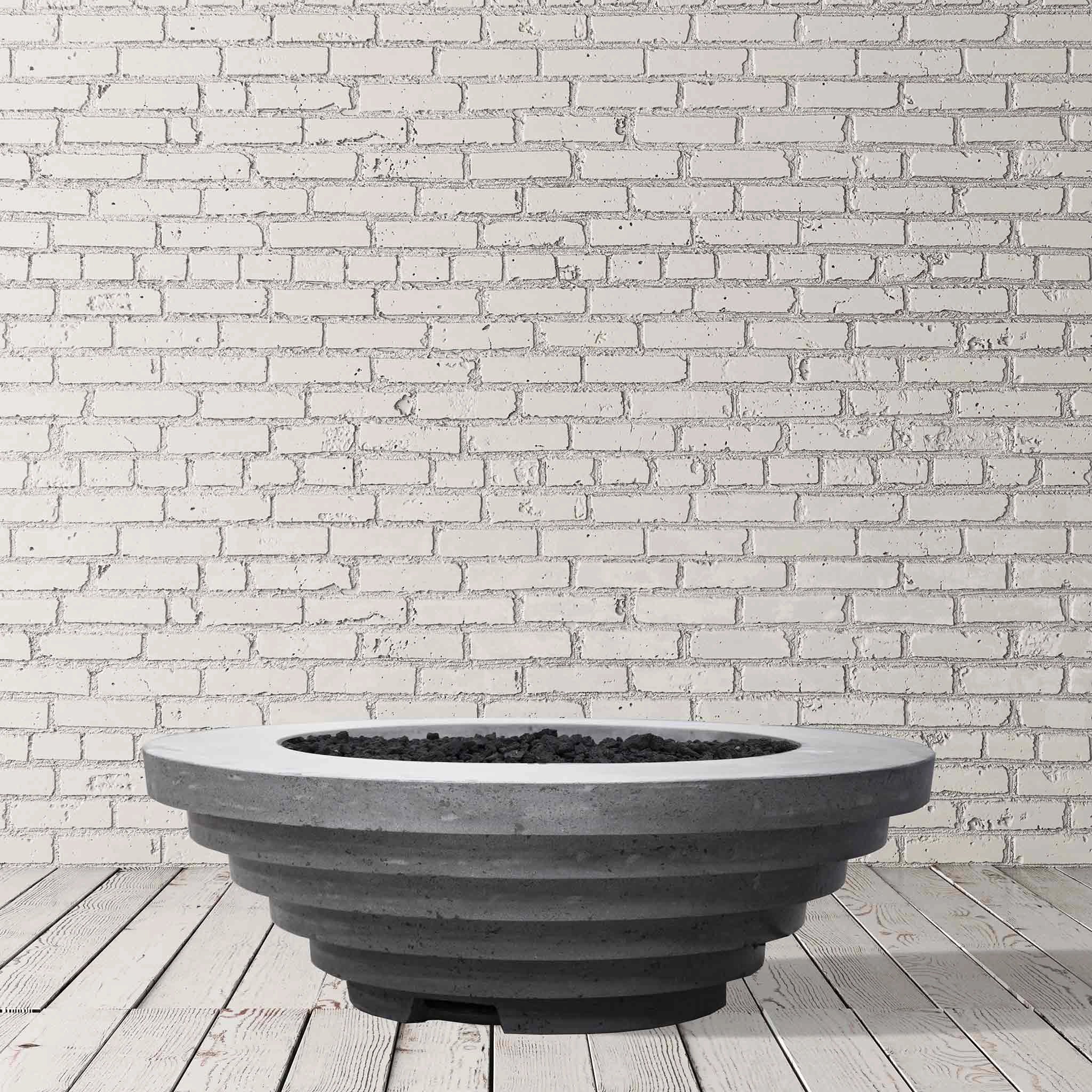 Prism Hardscapes Triton 48" Natural Gas Fire Pit in Ebony - PH-704-2NG - Image 3