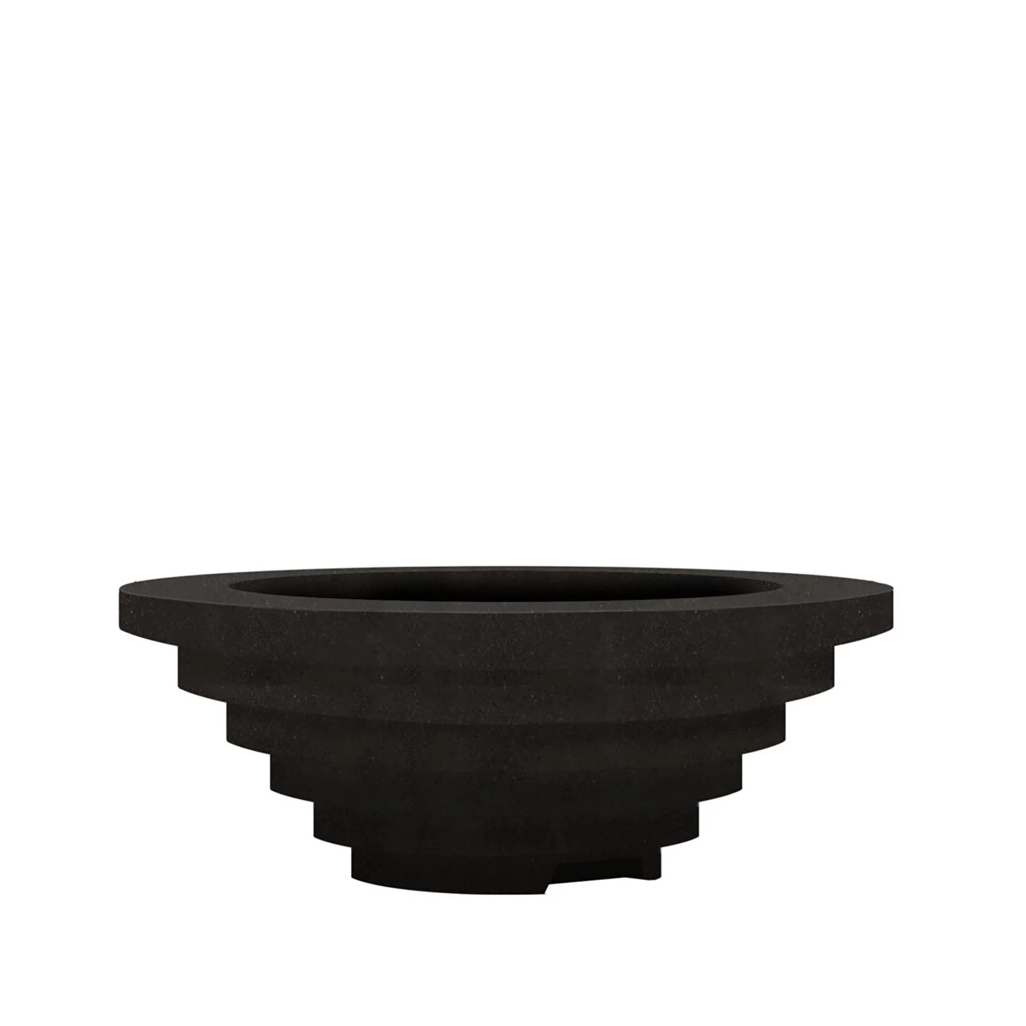 Prism Hardscapes Triton 48" Natural Gas Fire Pit in Ebony - PH-704-2NG