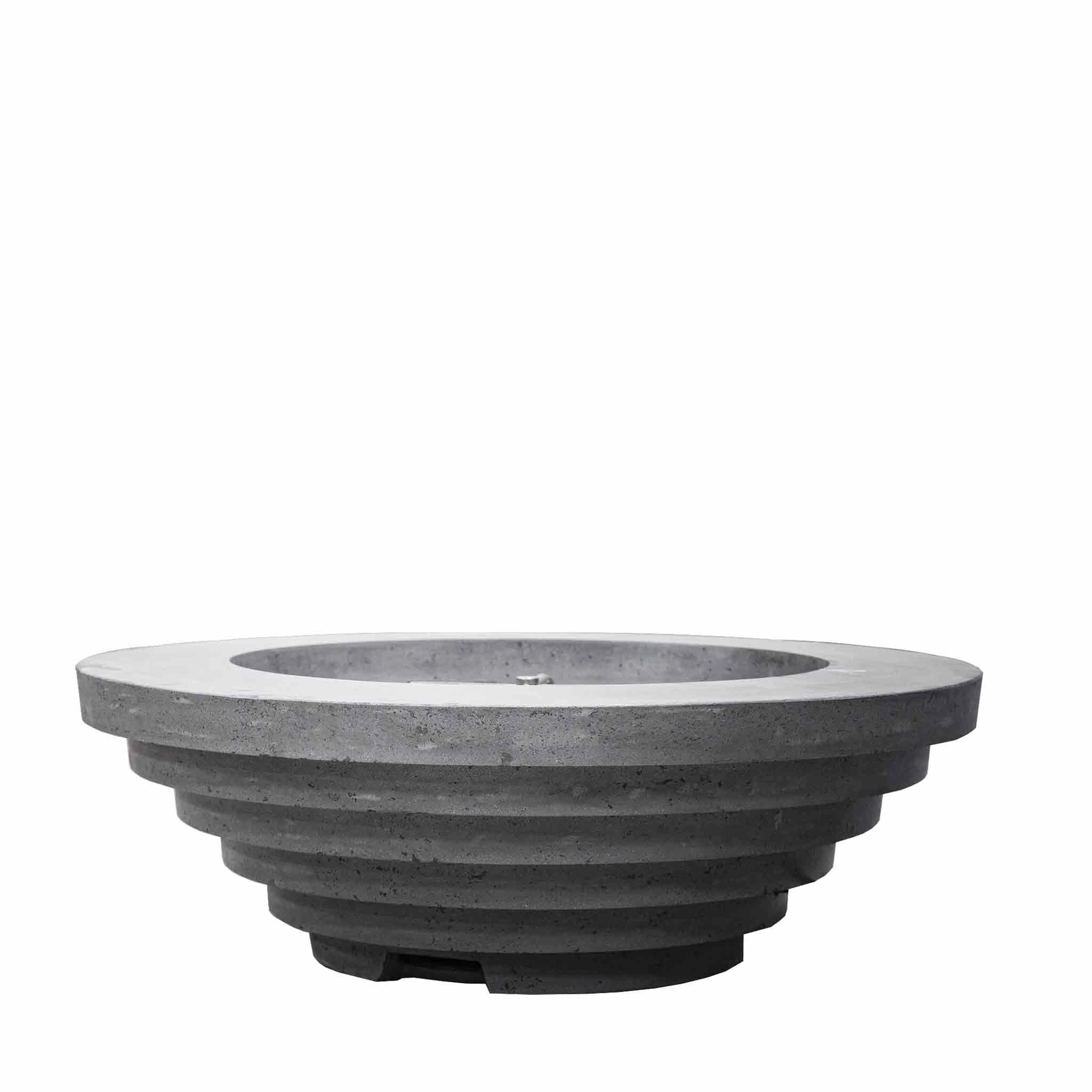 Prism Hardscapes Triton 48" Propane Gas Fire Pit in Pewter - PH-704-4LP