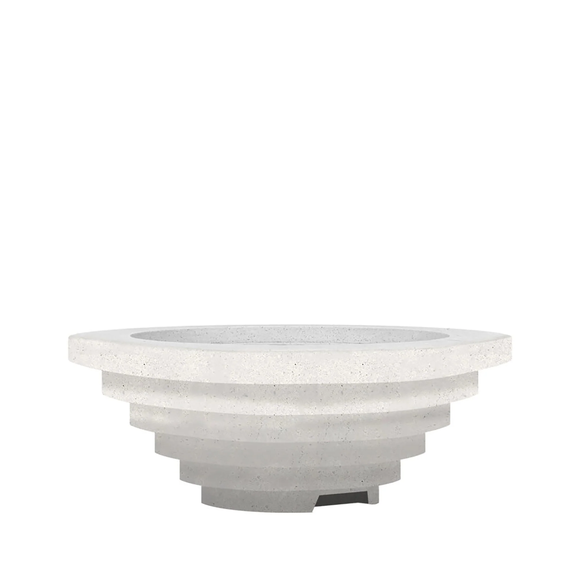Prism Hardscapes Triton 48" Propane Gas Fire Pit in Ultra White - PH-704-5LP