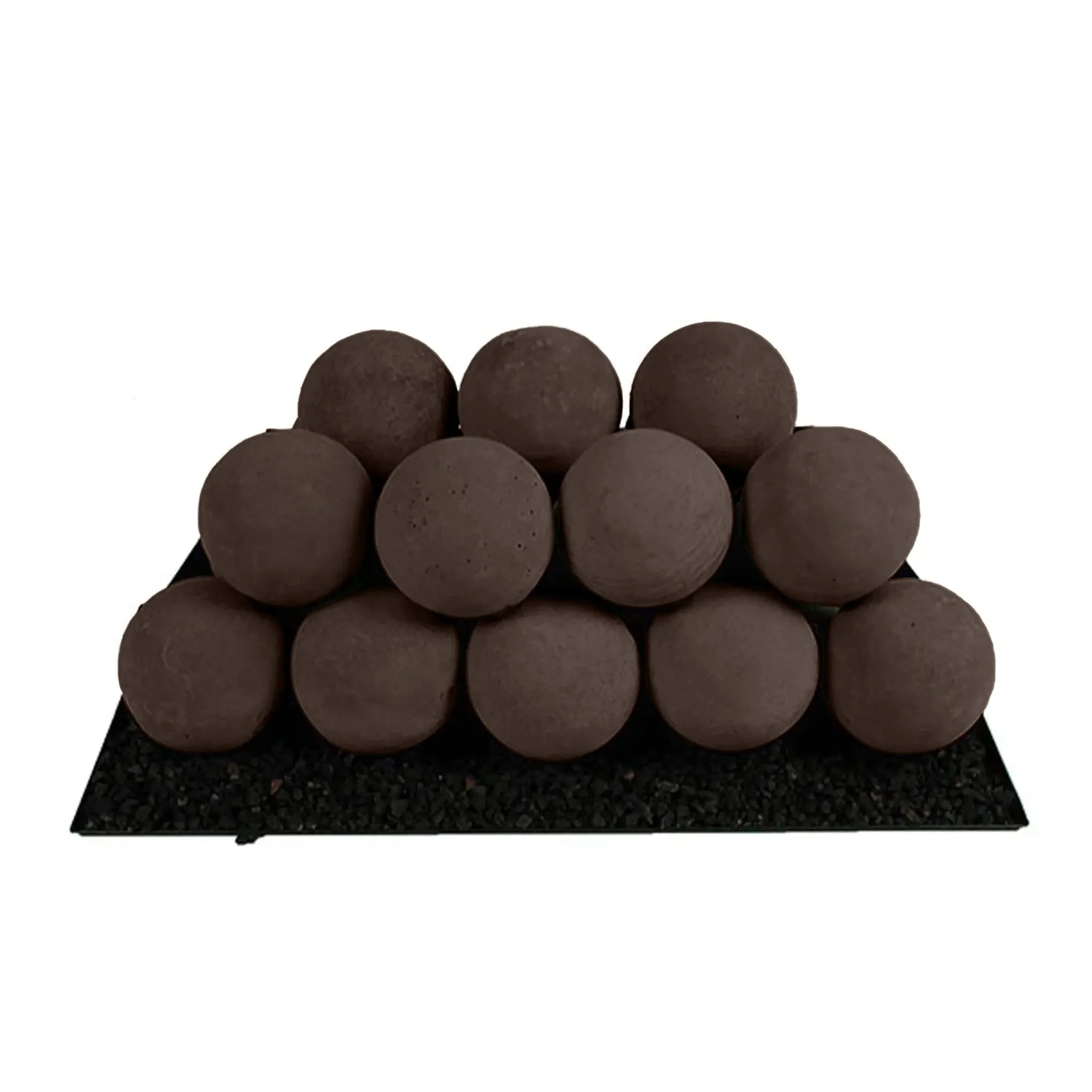 33" Brown Vented Uniform FireBalls by Rasmussen Gas Logs - Image 2