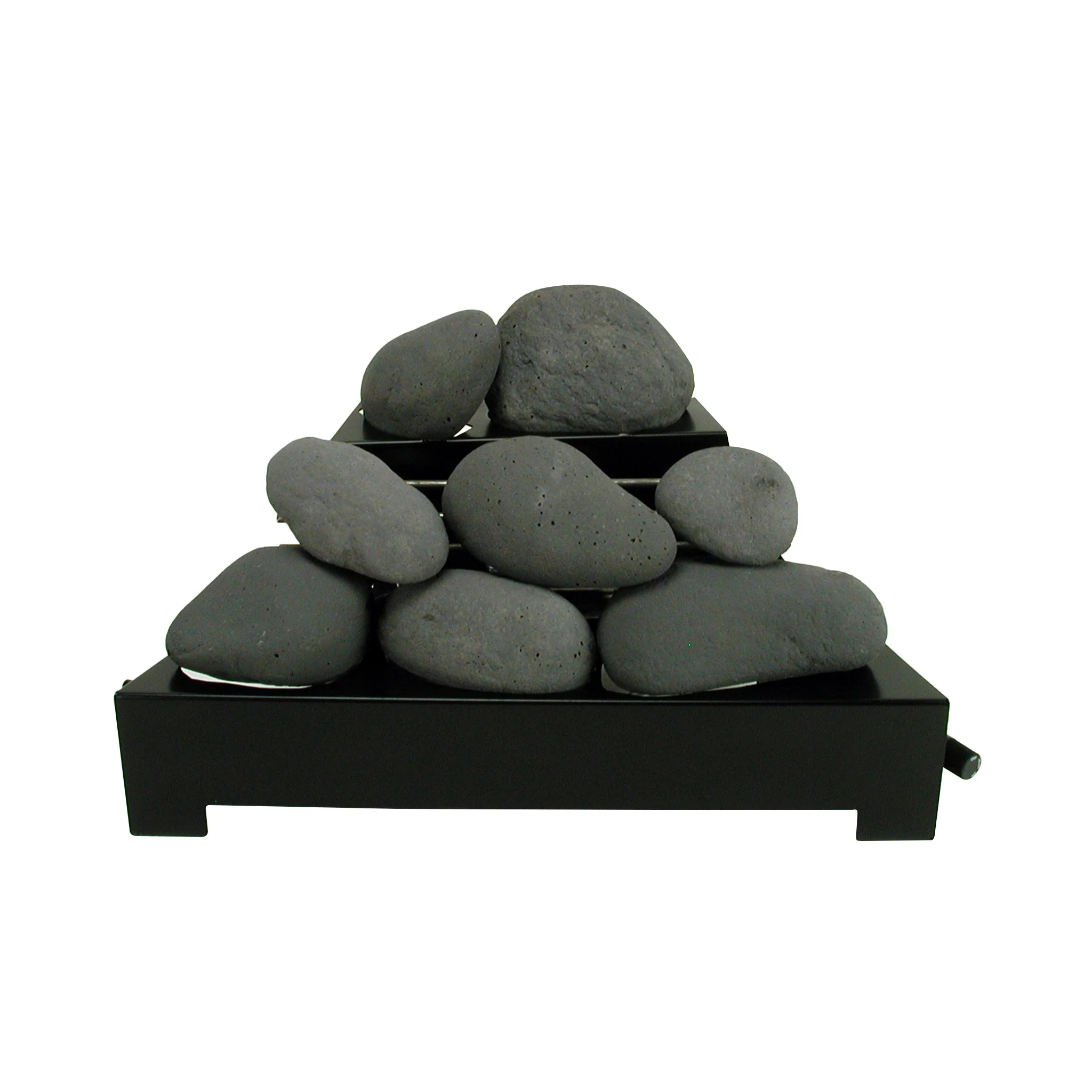 Rasmussen 20" Dark Gray Alterna Ventless FireStones Double Sided - DF-AFS20-DG