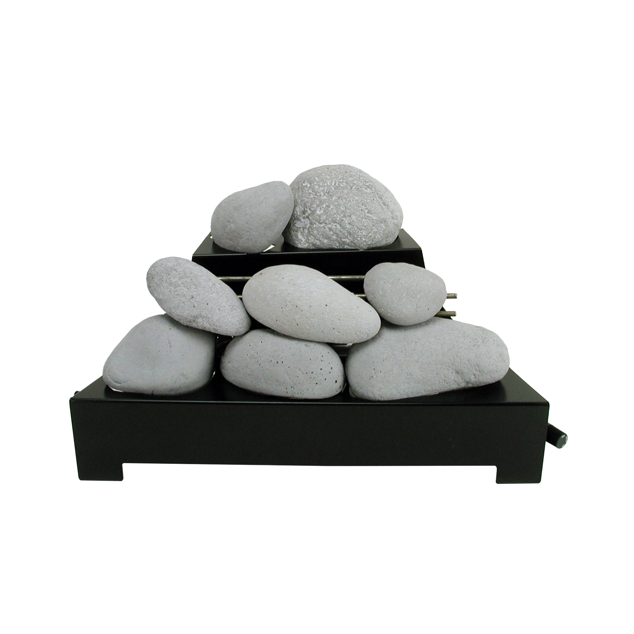 Rasmussen 20" Light Gray Alterna Ventless FireStones Double Sided - DF-AFS20-LG