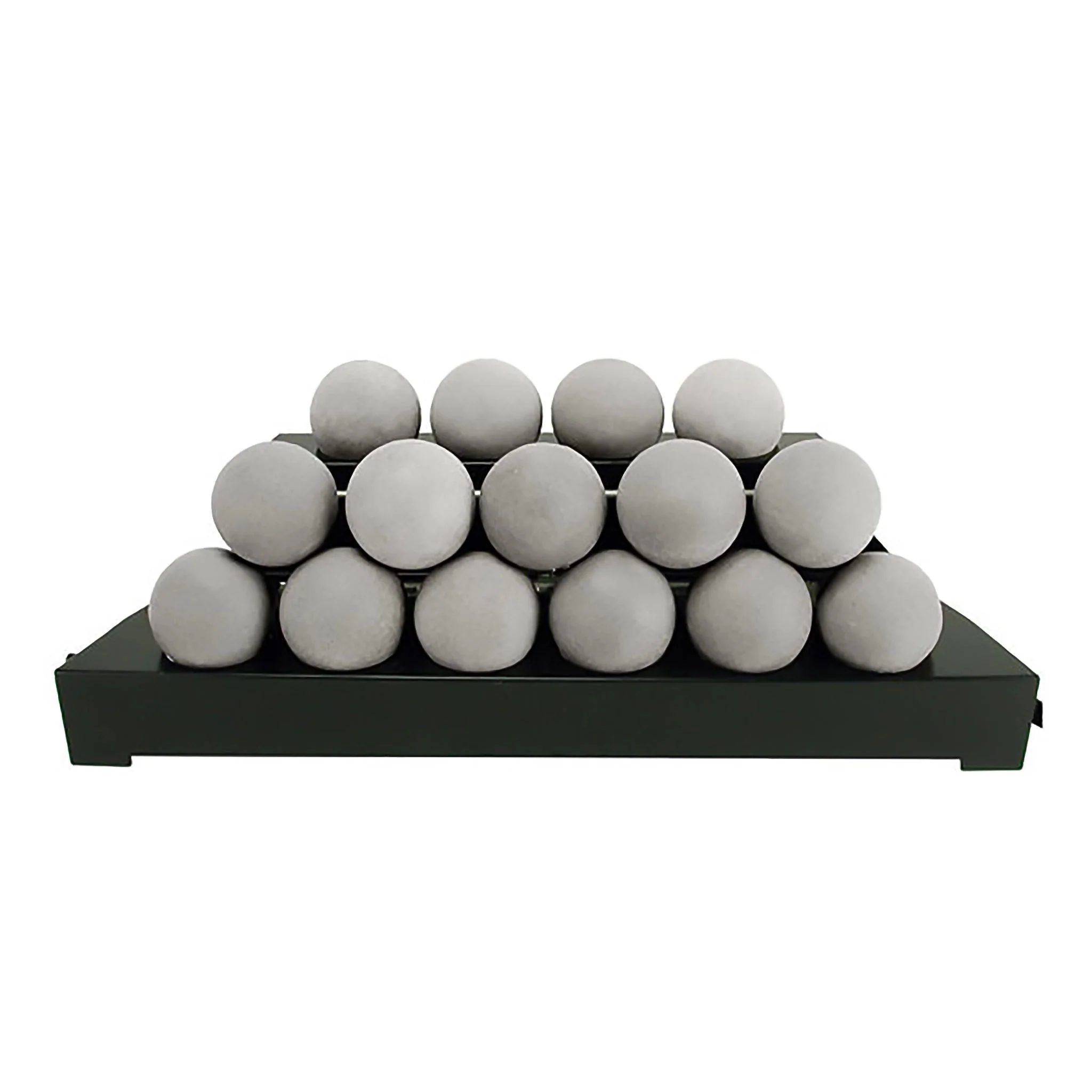 Rasmussen 30" Light Gray Alterna Ventless Uniform FireBalls Double Sided - DF-AFB30-LG