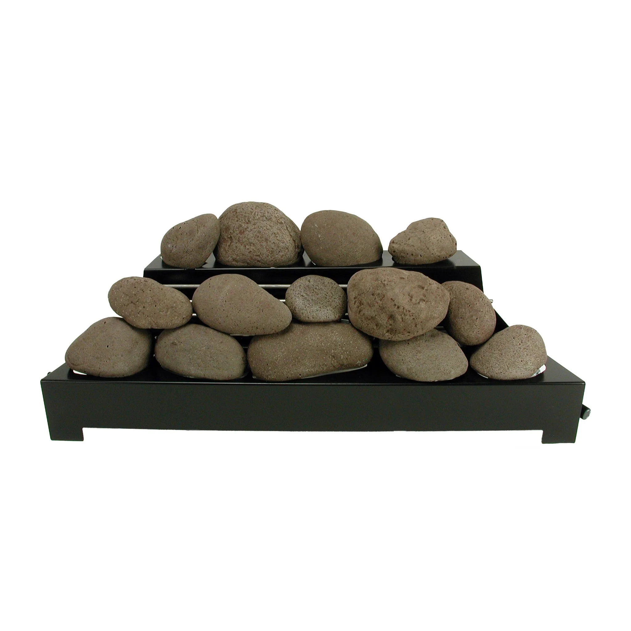 Rasmussen 30" Brown Alterna Ventless FireStones Double Sided - DF-AFS30-BR