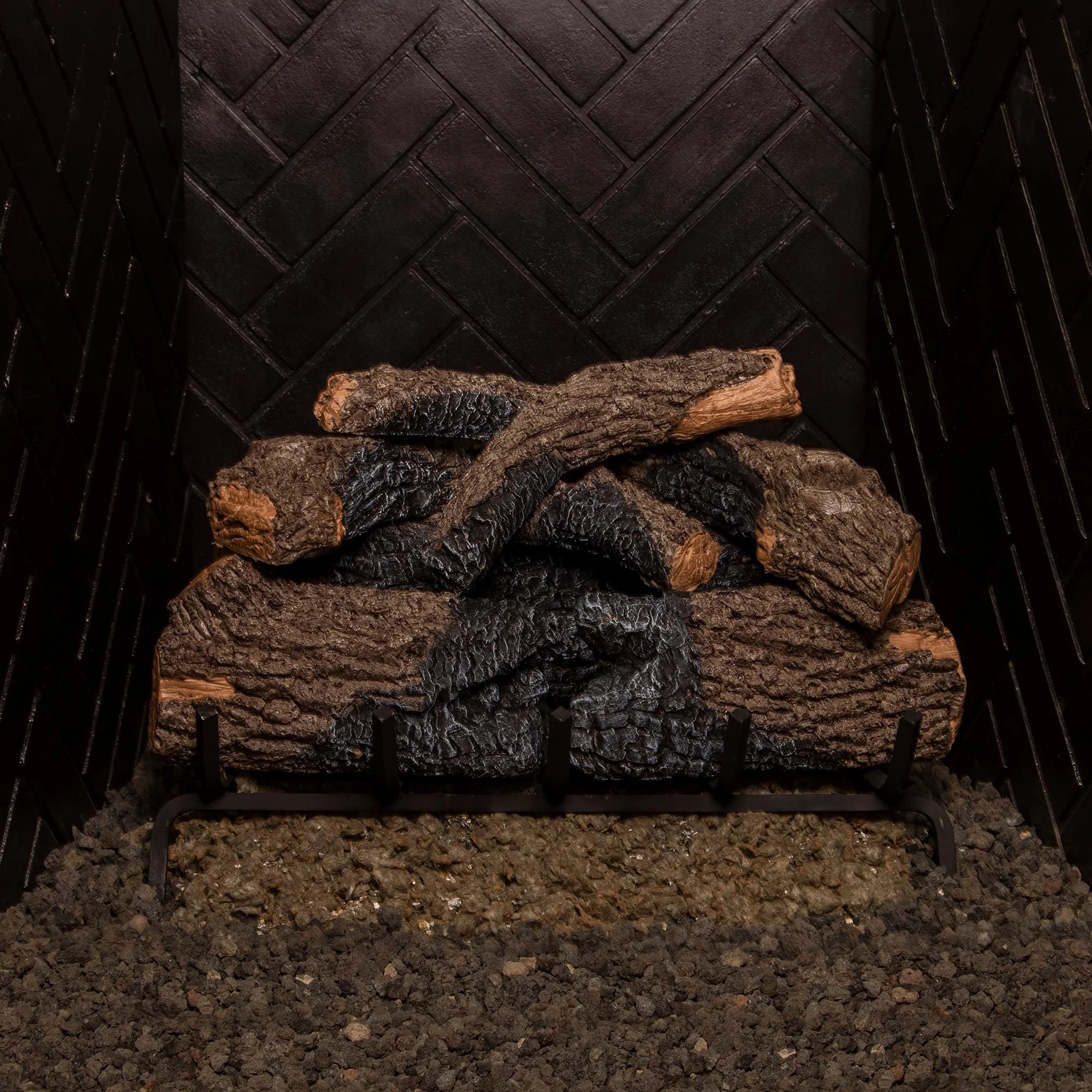 Vented Charred Oak Gas Logs by Real Fyre - Image 15