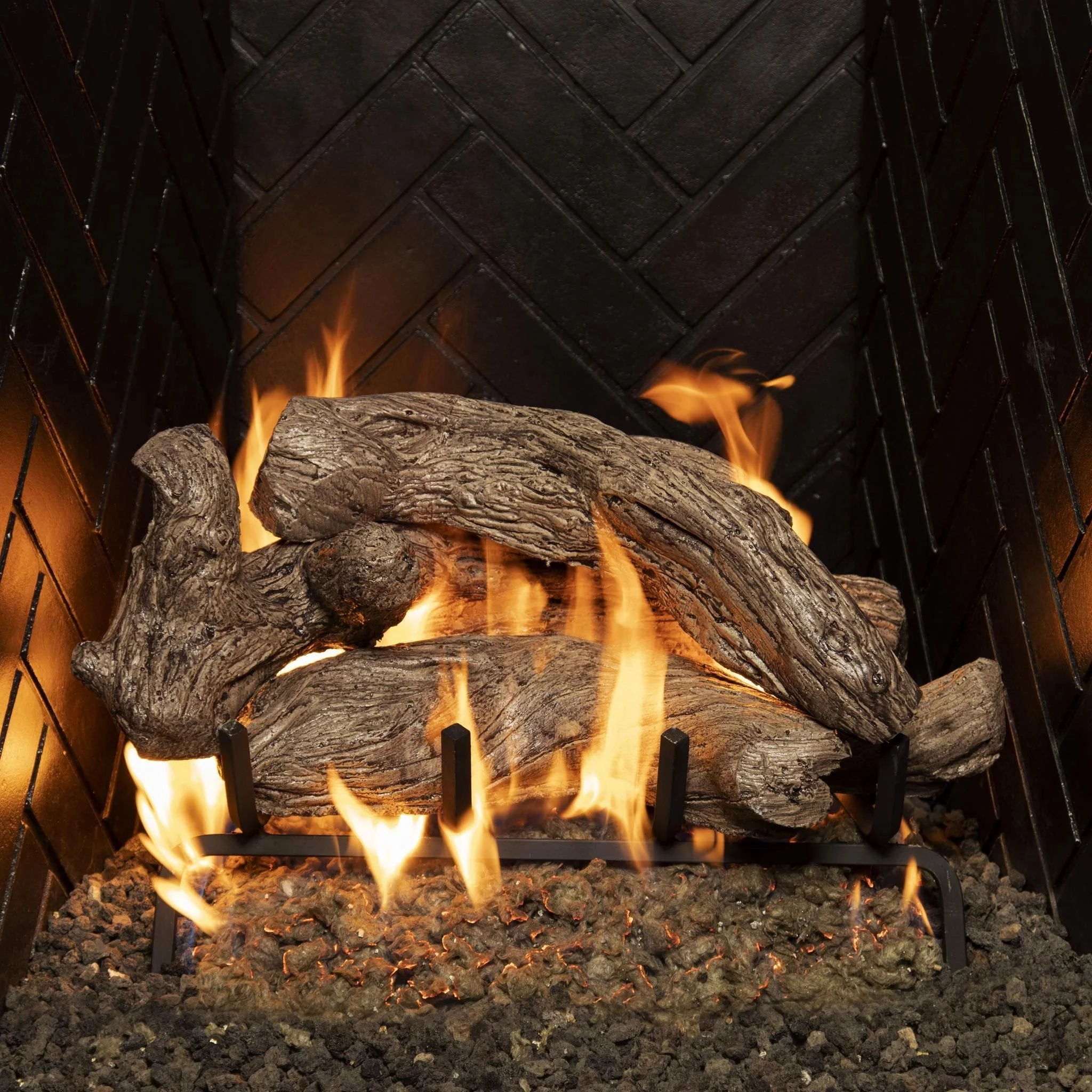 Vented Gas Logs Coastal Driftwood by Real Fyre - Image 6