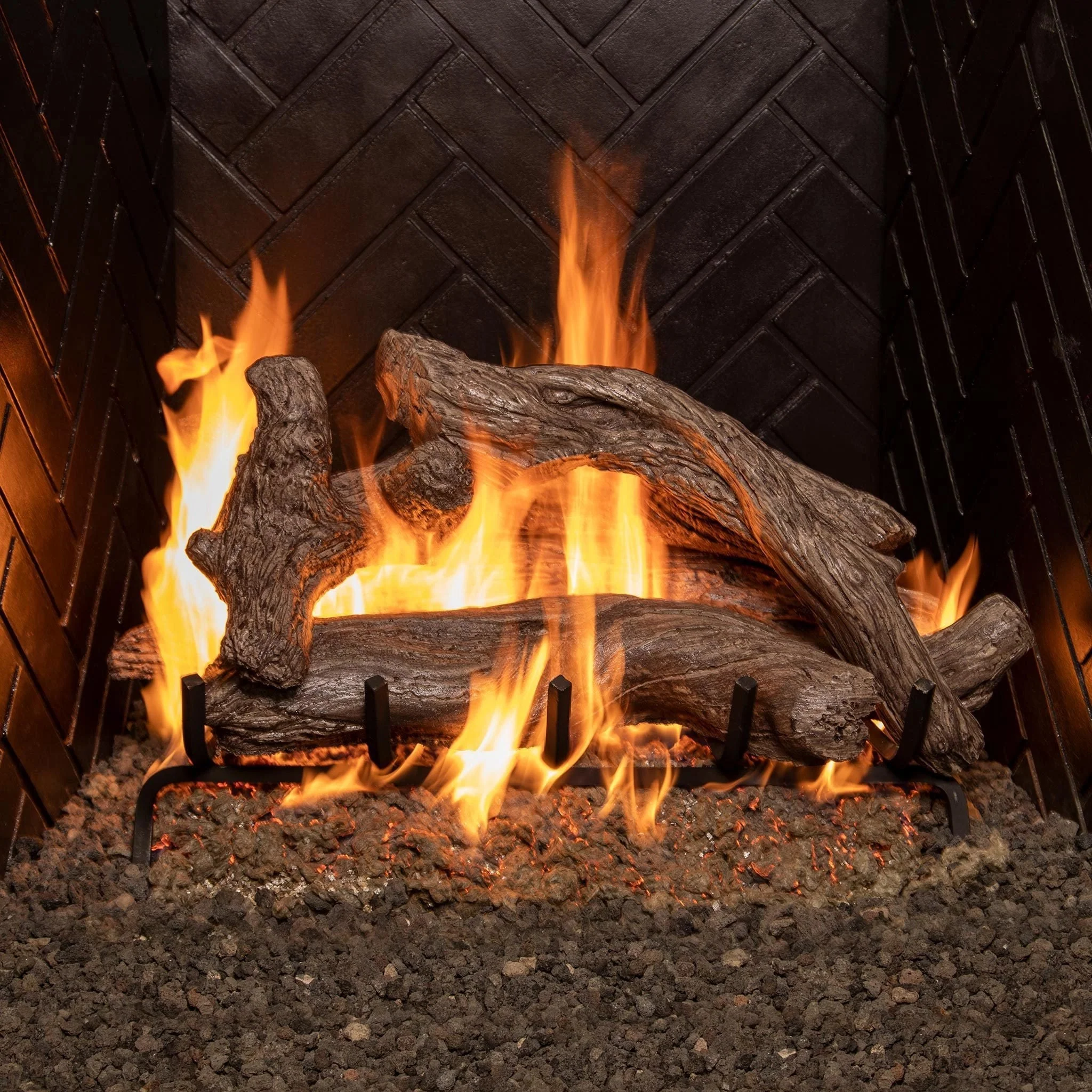 Vented Gas Logs Coastal Driftwood by Real Fyre - Image 8