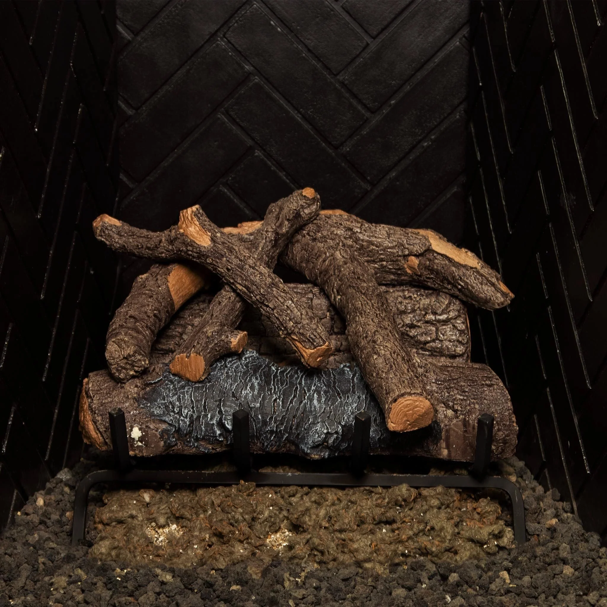 Real Fyre Vented American Oak Gas Logs - Image 3