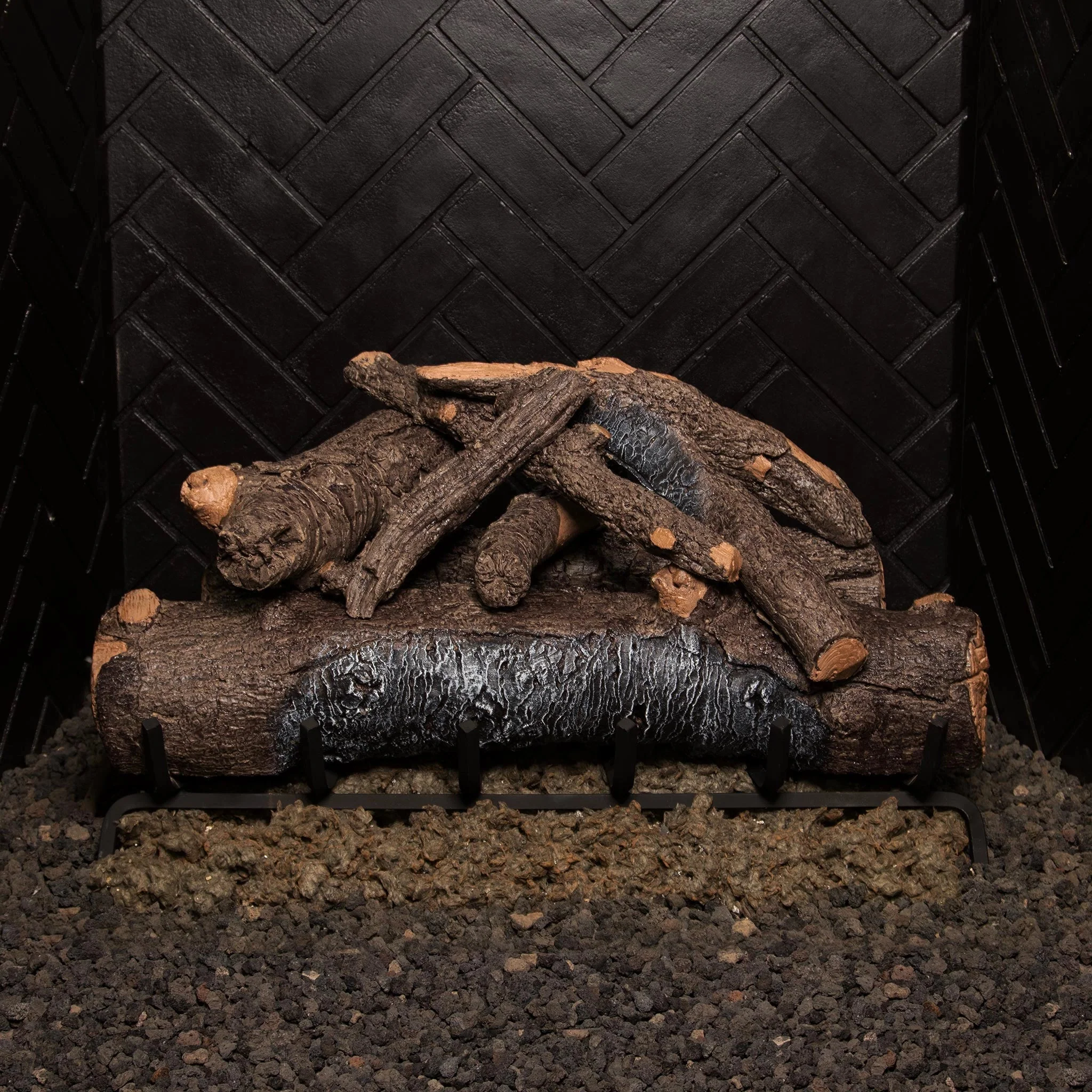 Real Fyre Vented American Oak Gas Logs - Image 11