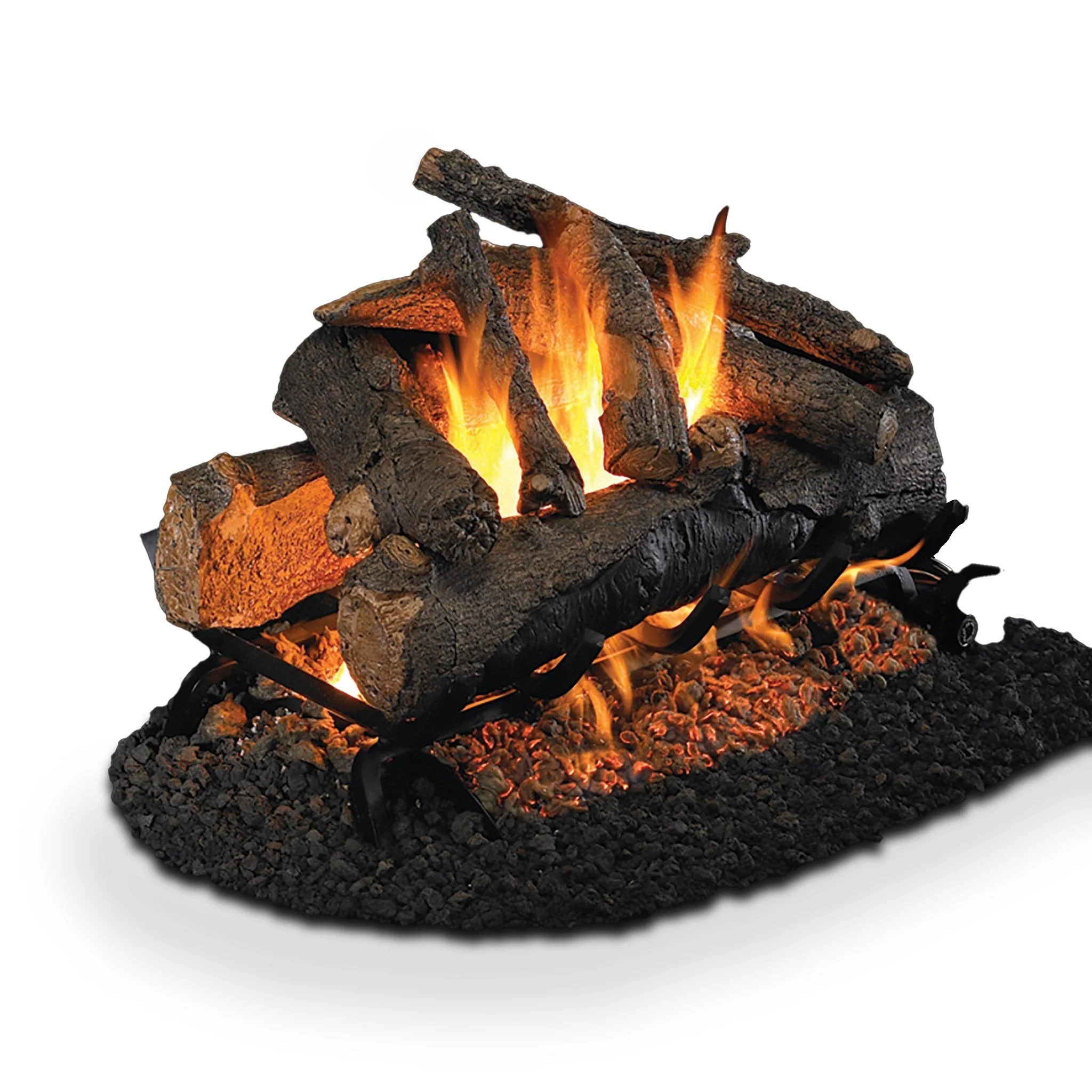Real Fyre Vented American Oak See-Thru Gas Logs - Image 3