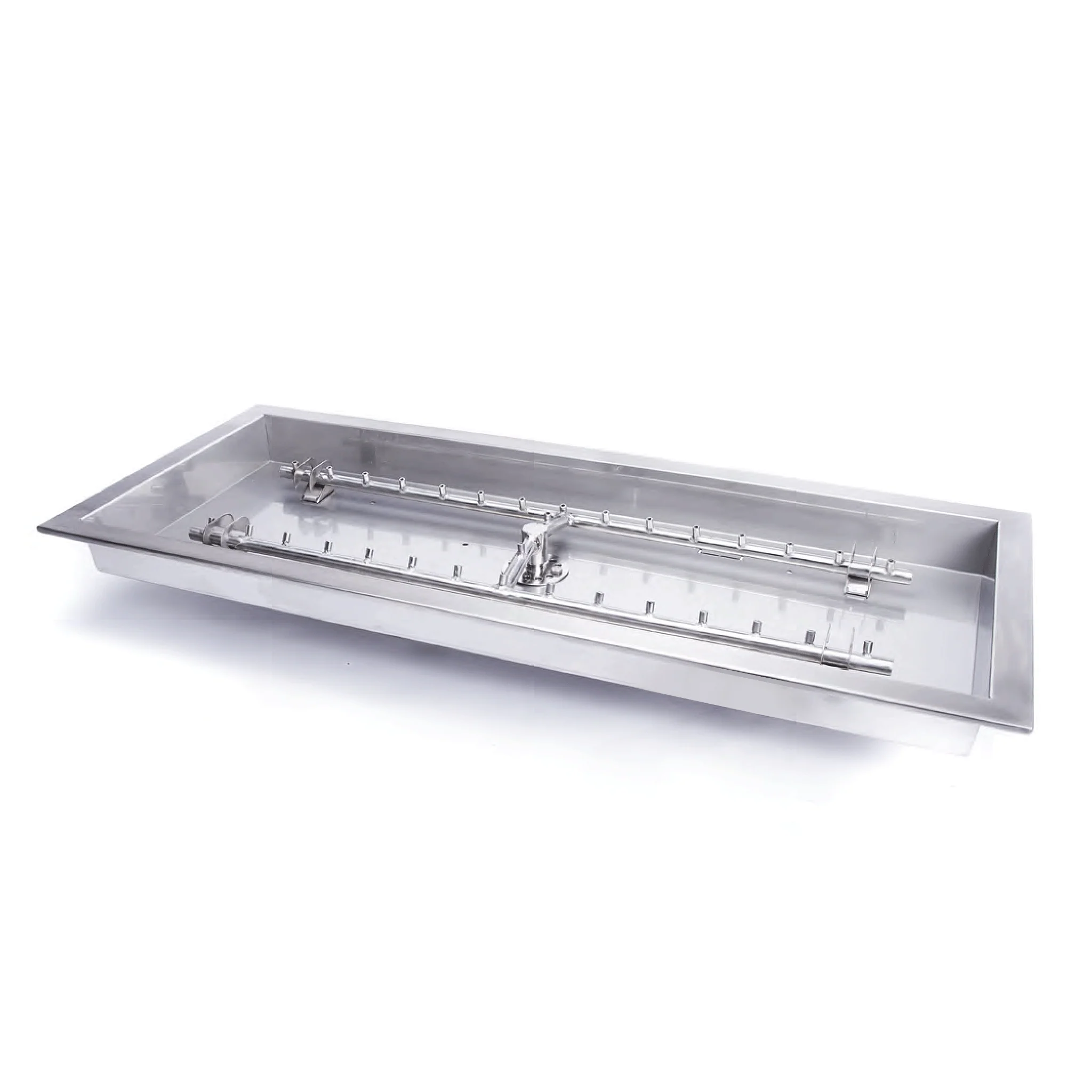 Rectangle Drop-In Torpedo Fire Pit H-Burner Kit by HPC Fire