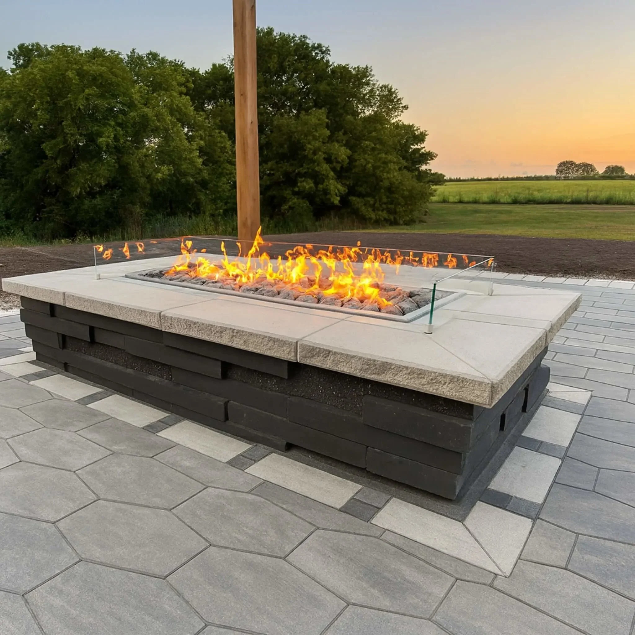 Rectangle Torpedo Drop-In Hi/Lo Electronic Ignition Fire Pit H-Burner Kit by HPC Fire - Image 2