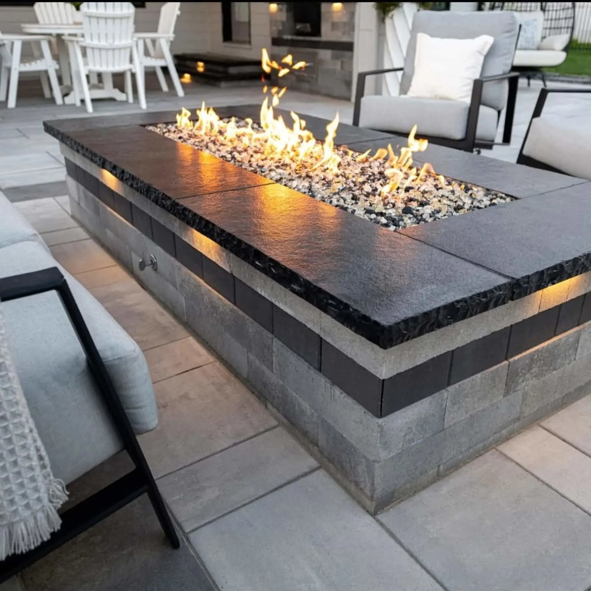 Rectangle Torpedo Flat On/Off Electronic Ignition Fire Pit H-Burner Kit by HPC Fire - Image 10