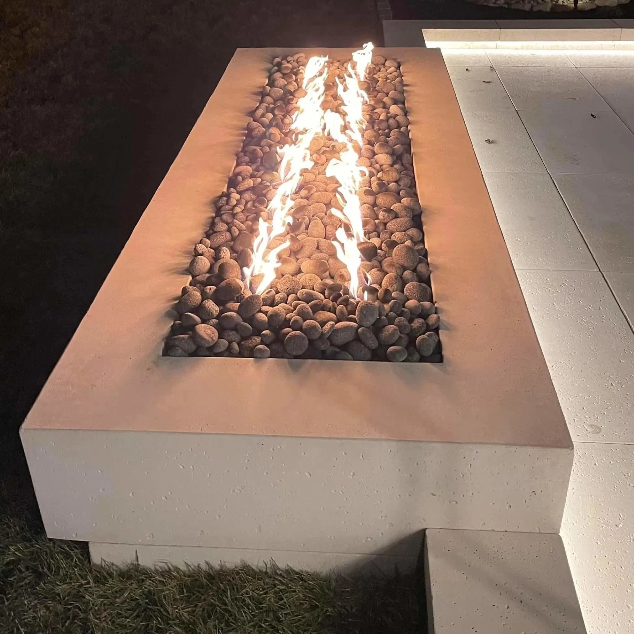 Rectangle Torpedo Flat On/Off Electronic Ignition Fire Pit H-Burner Kit by HPC Fire - Image 11