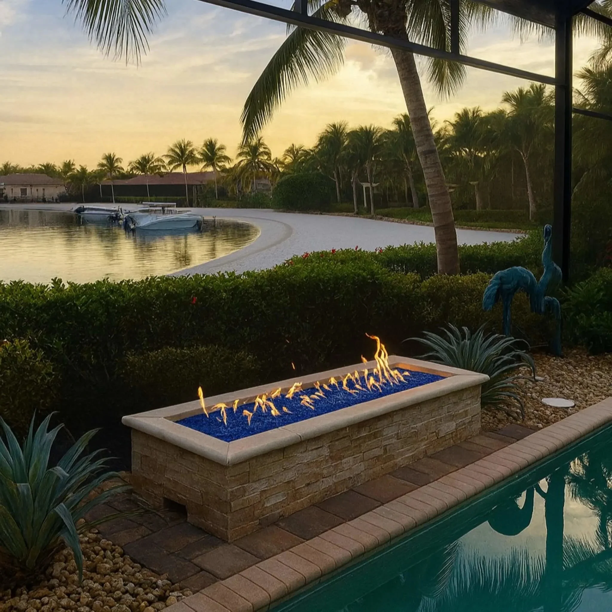 Rectangle Torpedo Flat On/Off Electronic Ignition Fire Pit H-Burner Kit by HPC Fire - Image 16