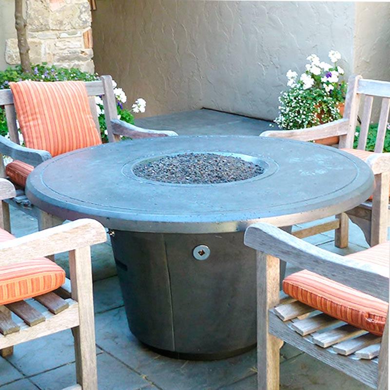 Round Cosmopolitan Fire Table by American Fyre Designs - Image 3