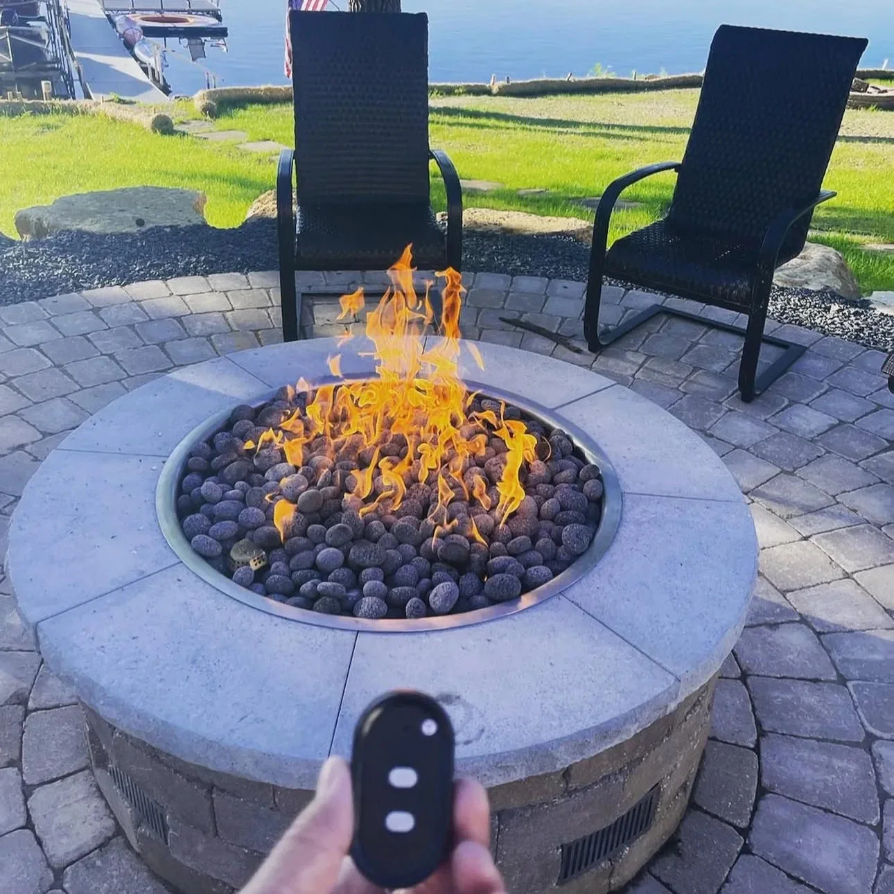 Round Drop-In On/Off Electronic Ignition Fire Pit Burner Kit by HPC Fire - Image 8