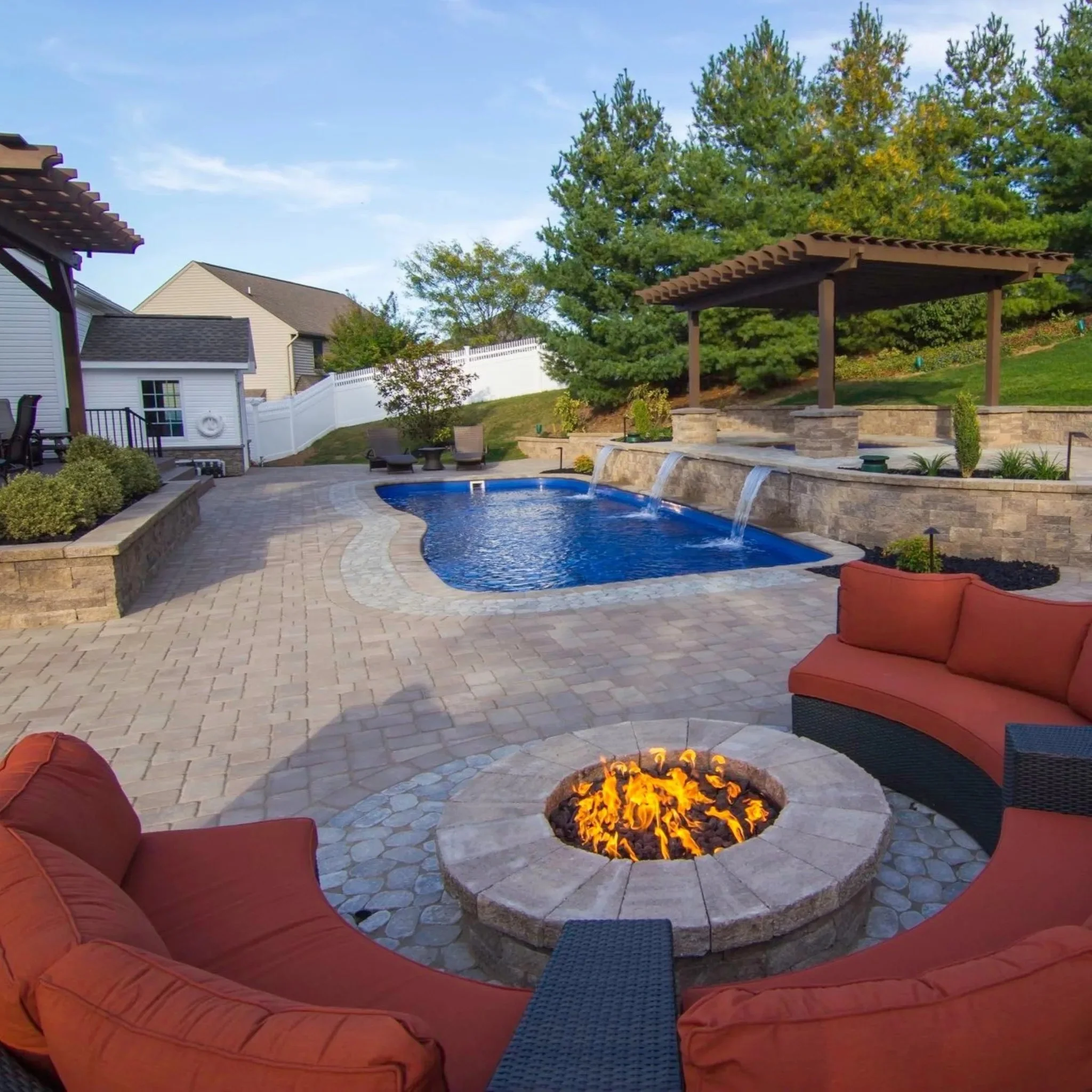 Round Flat Hi/Lo Electronic Ignition Fire Pit Burner Kit by HPC Fire - Image 2