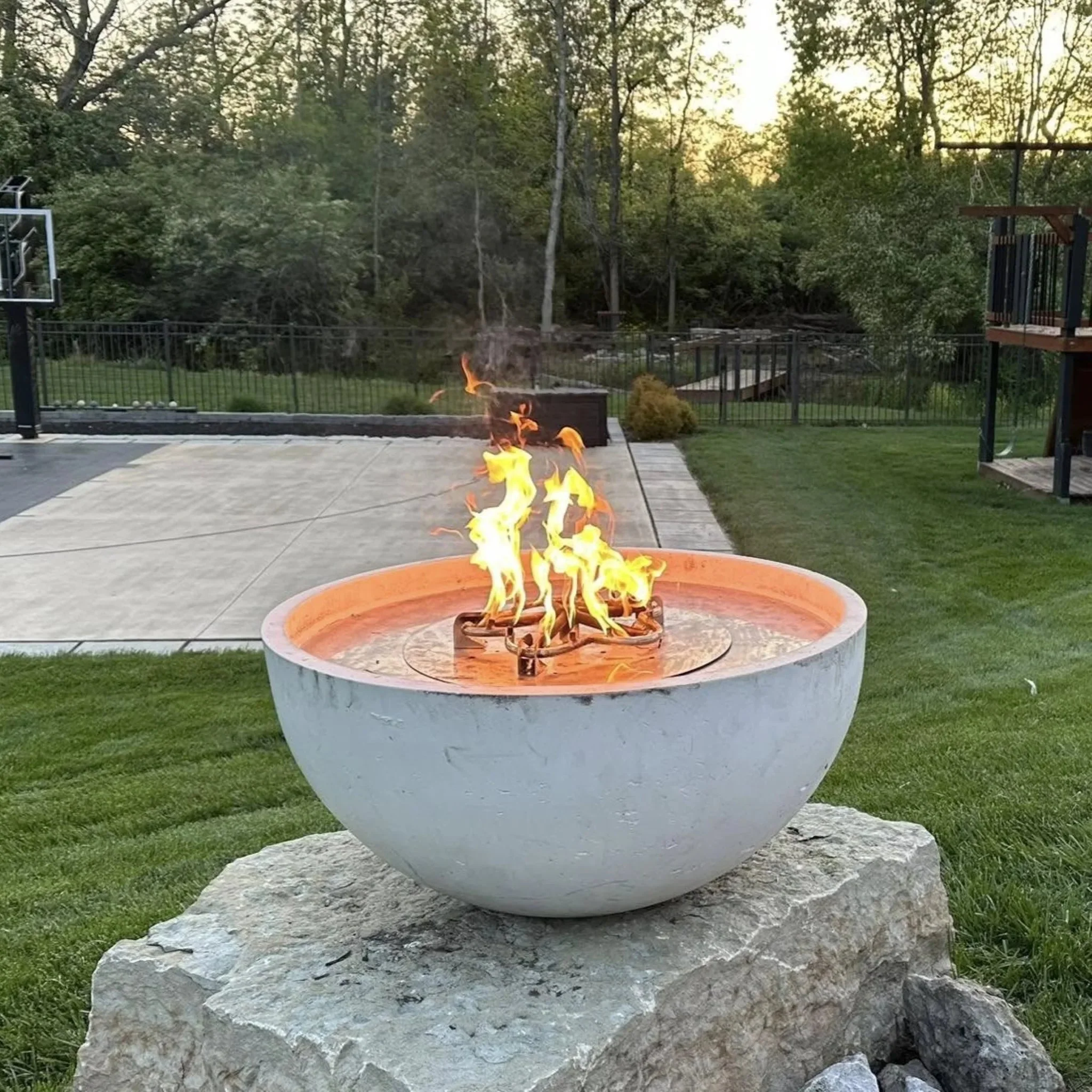 Round Torpedo Flat On/Off Electronic Ignition Fire Pit Burner Kit by HPC Fire - Image 8