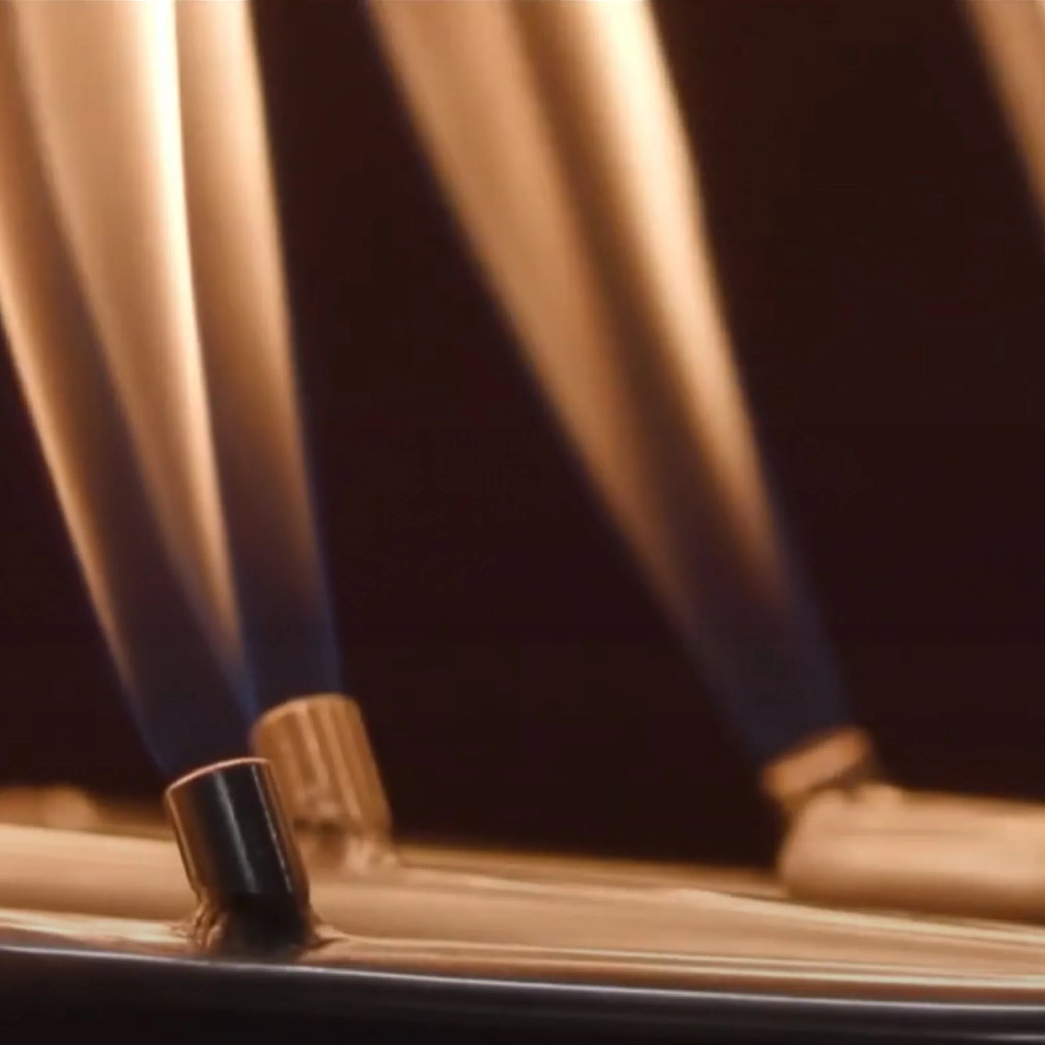 36" Square Sierra Smooth Copper Fire Bowl by HPC Fire - Image 5