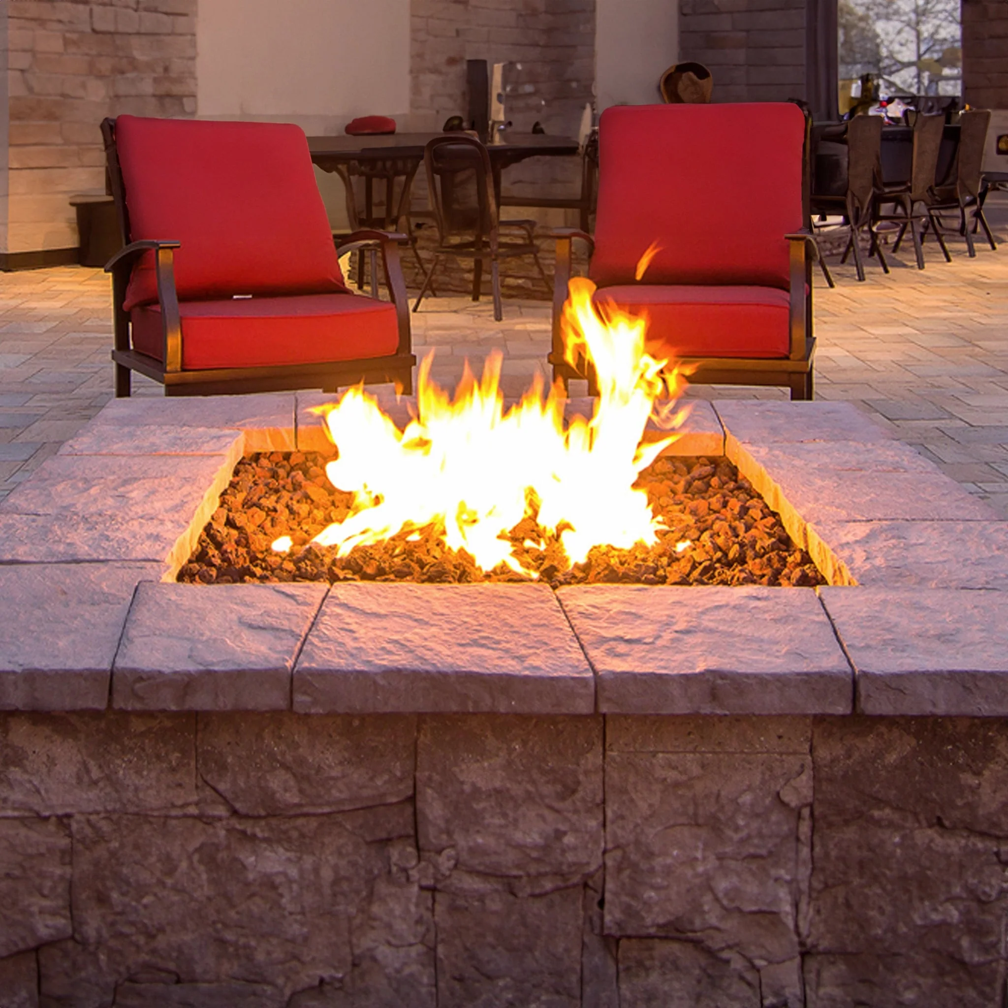 Square Stainless Steel Fire Ring by HPC Fire - Image 3