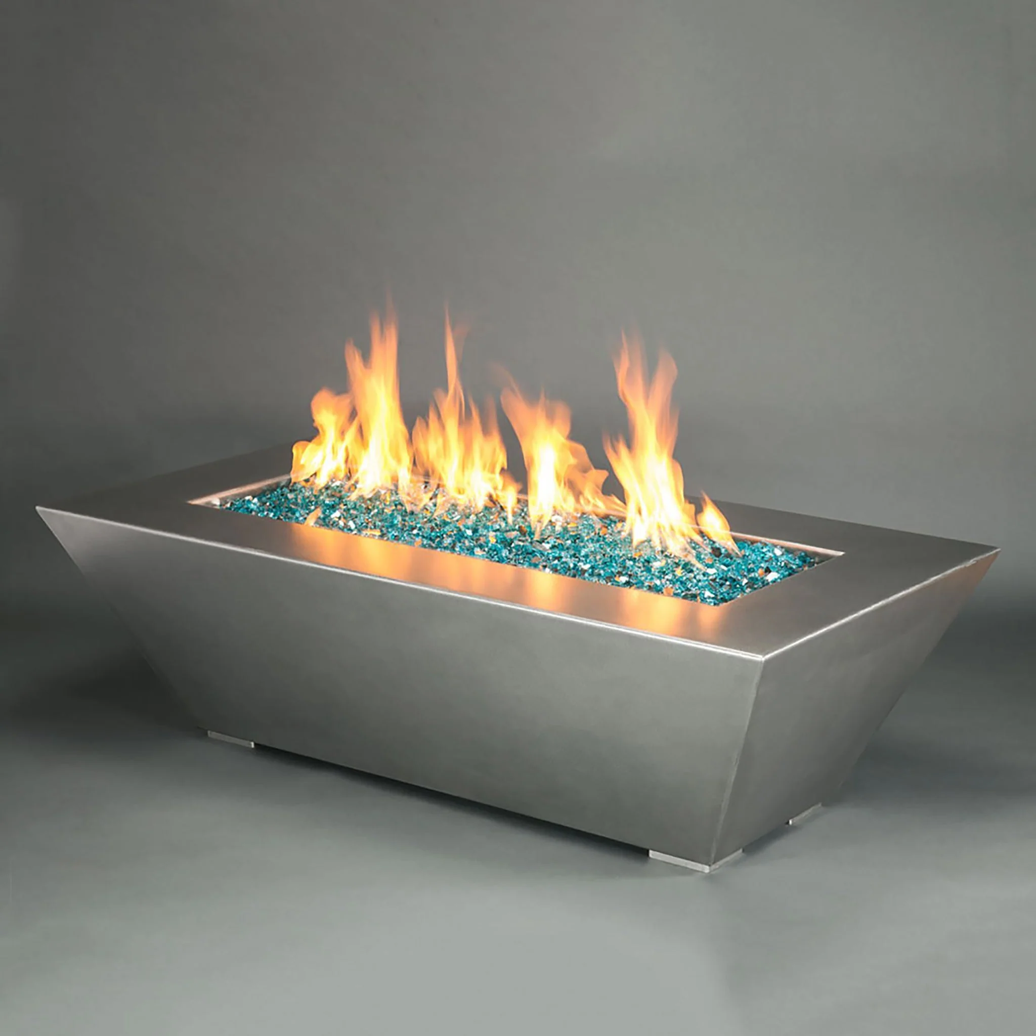 Starfire Designs Stainless Steel Edge Gas Fire Pit with Slide Out LPT Drawer - Image 11