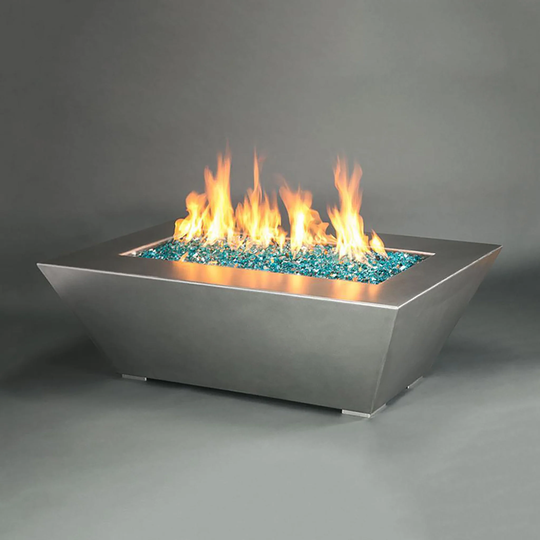 Starfire Designs Stainless Steel Edge Gas Fire Pit with Slide Out LPT Drawer - Image 12