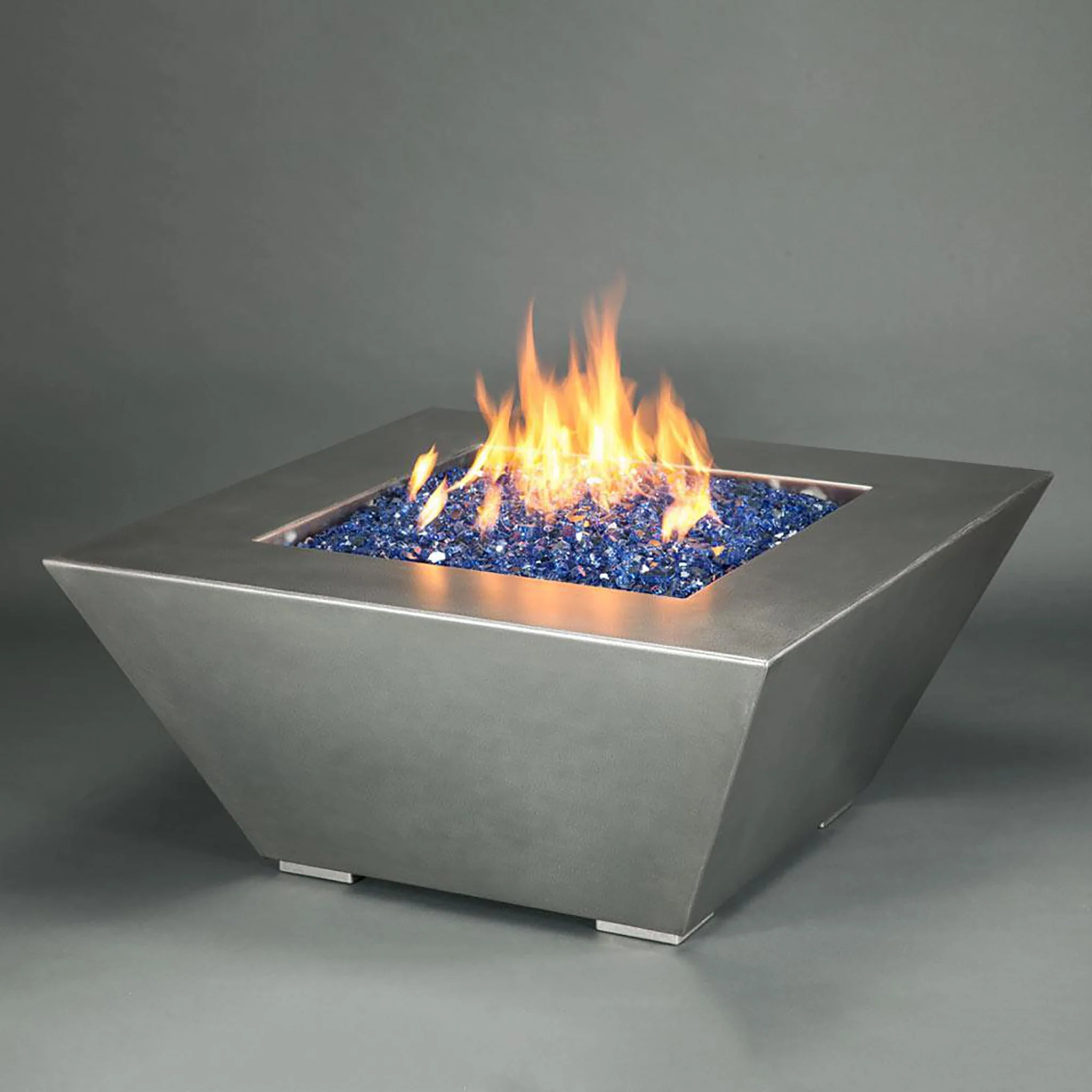 Starfire Designs Stainless Steel Edge Gas Fire Pit with Slide Out LPT Drawer - Image 5